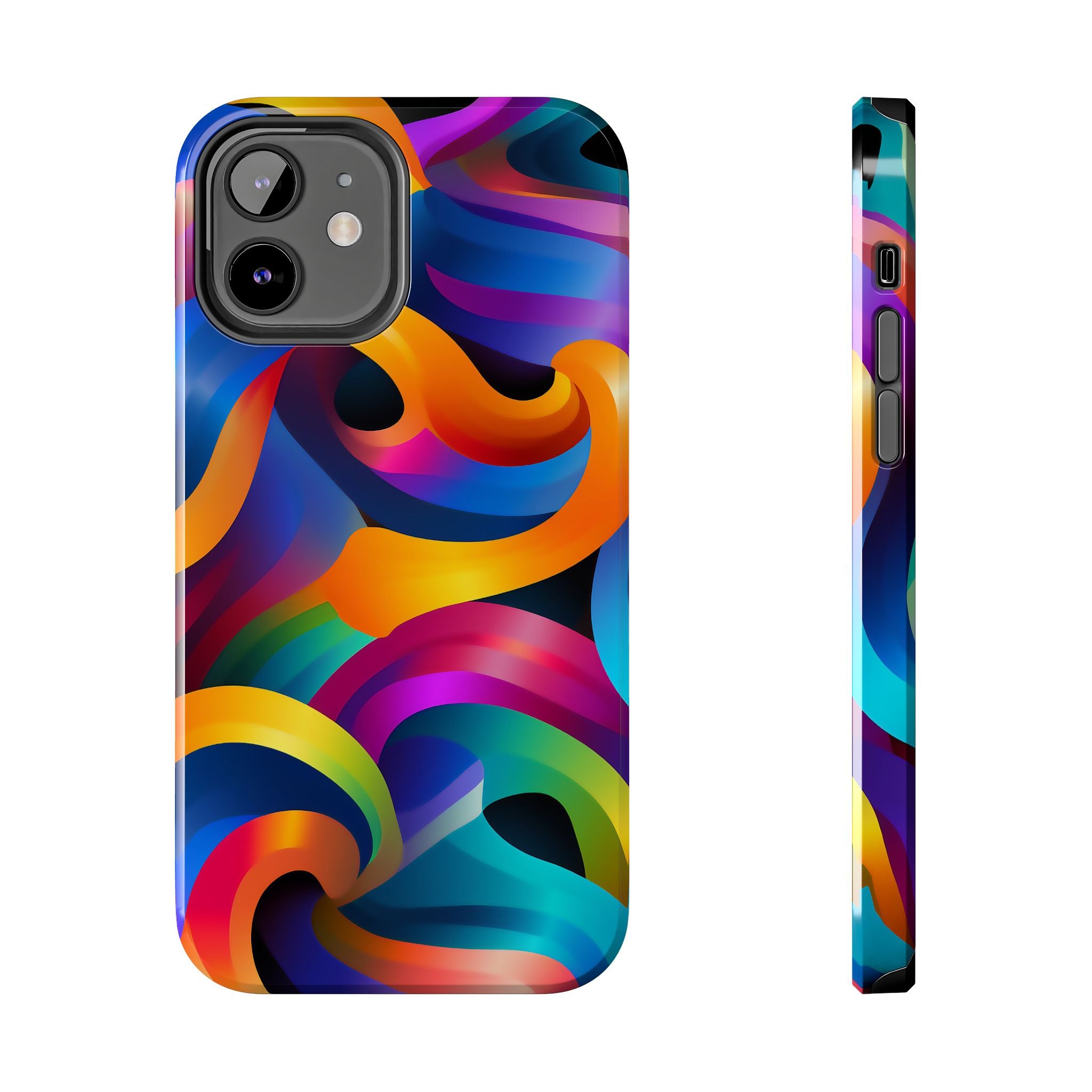 Colorful Waves Phone Case