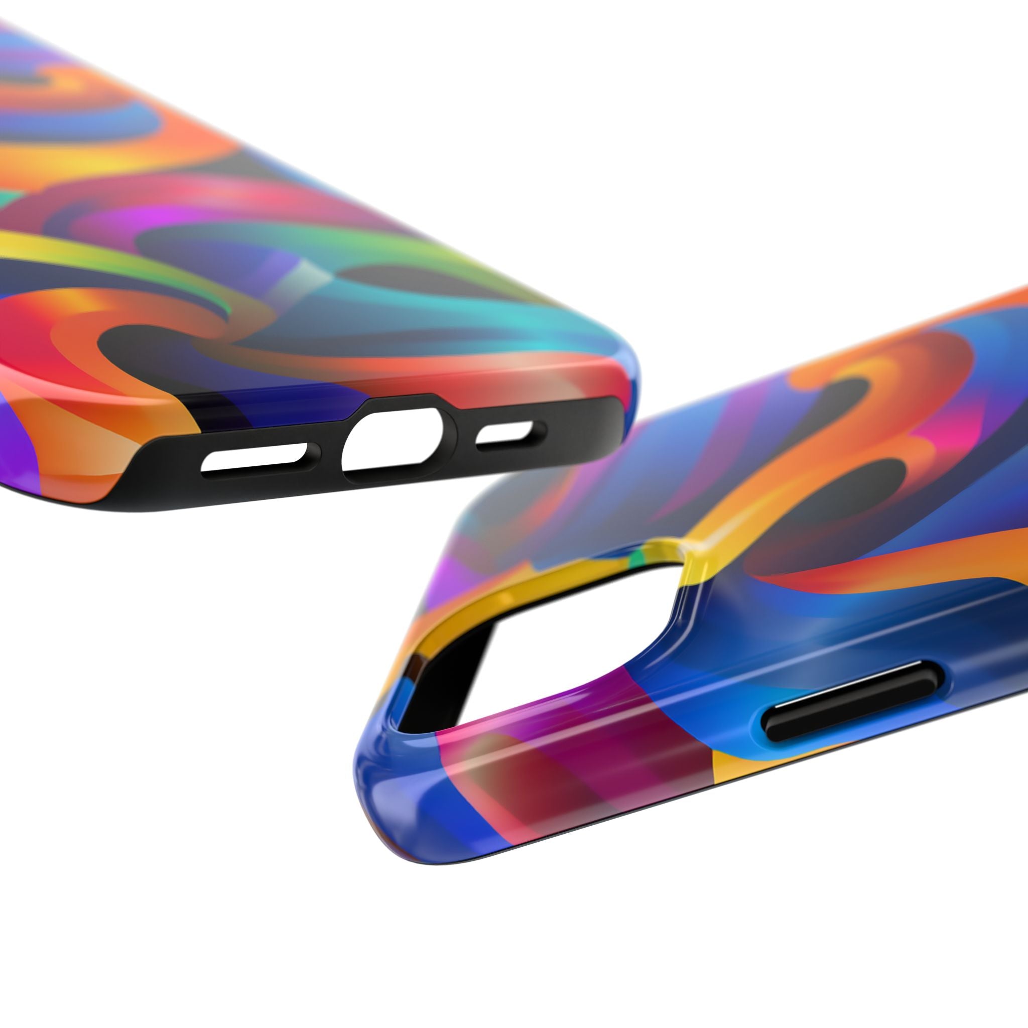 Colorful Waves Phone Case