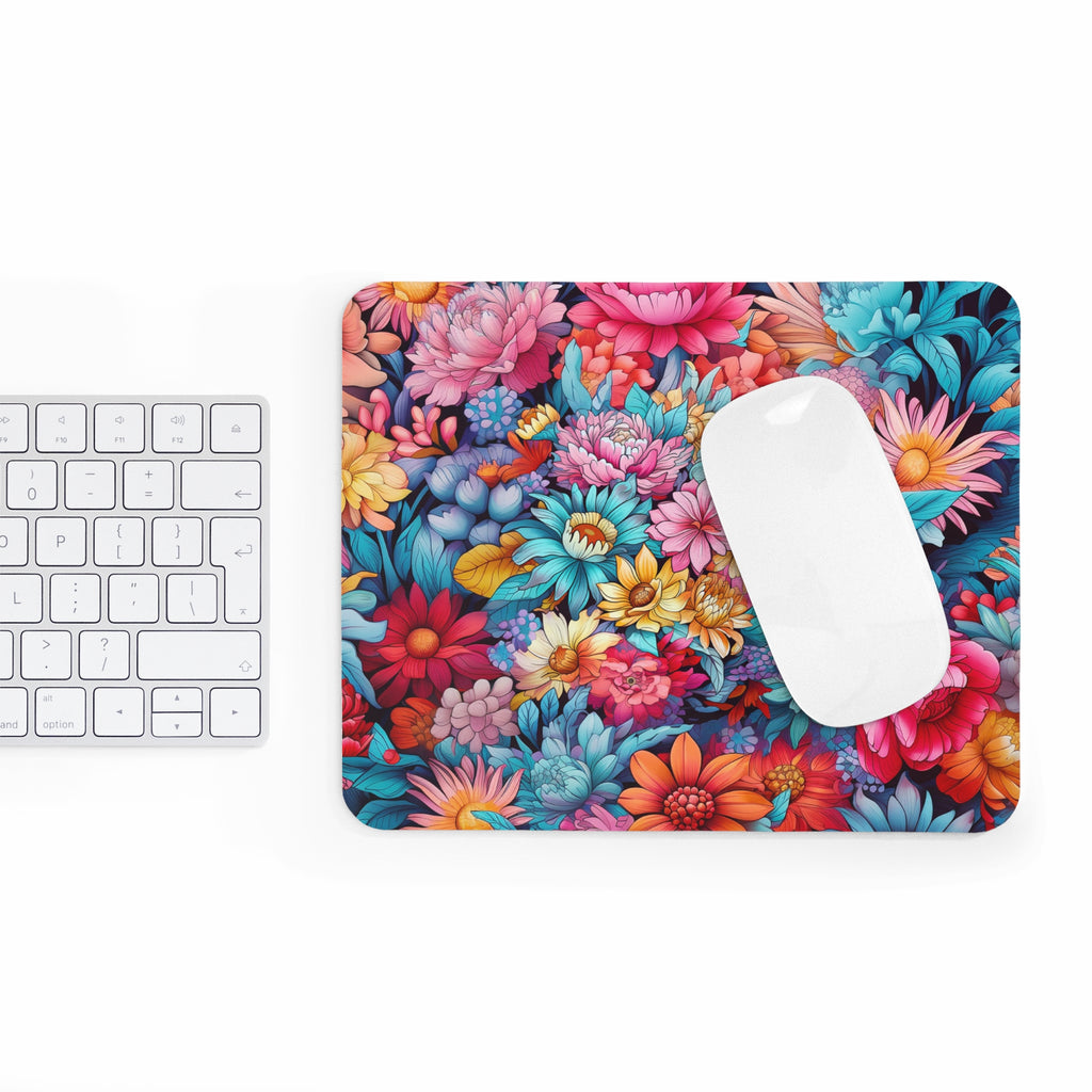 Japanese Flowers Mouse Pad