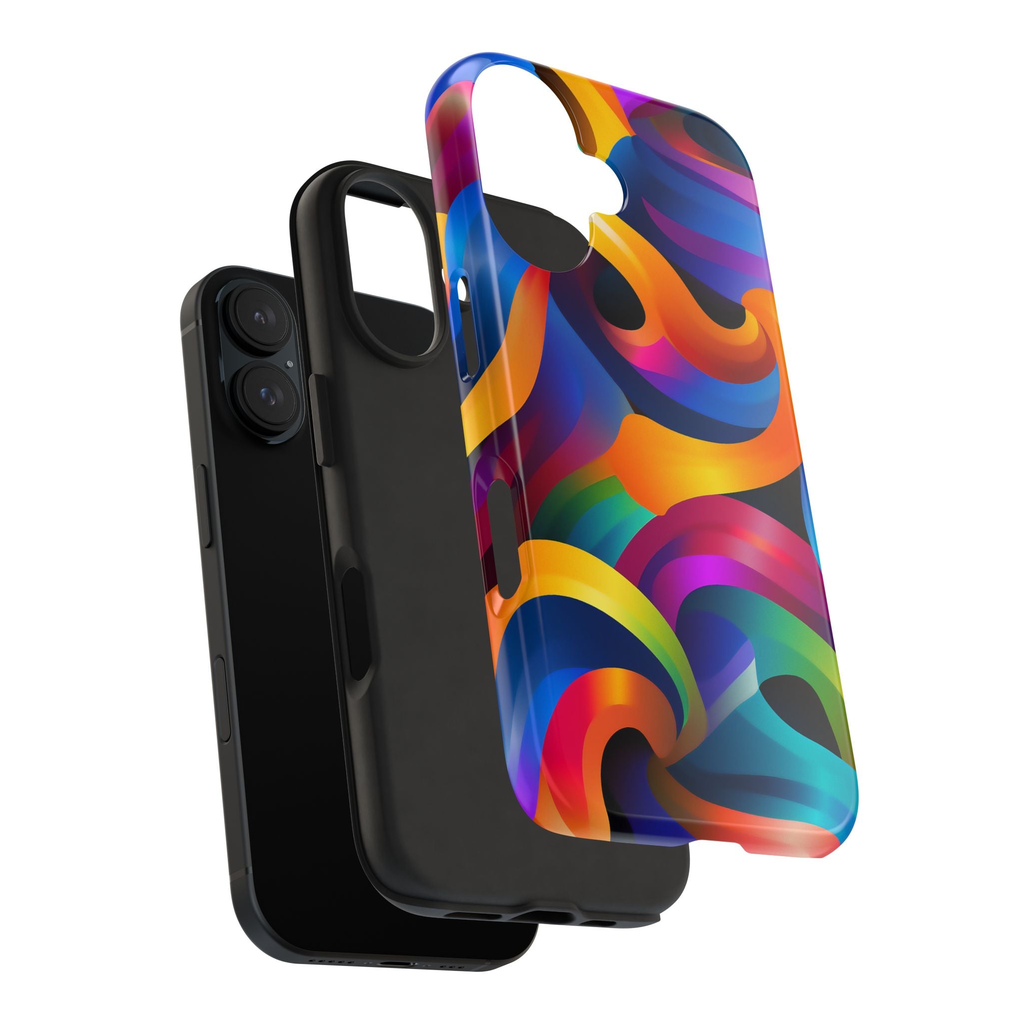 Colorful Waves Phone Case