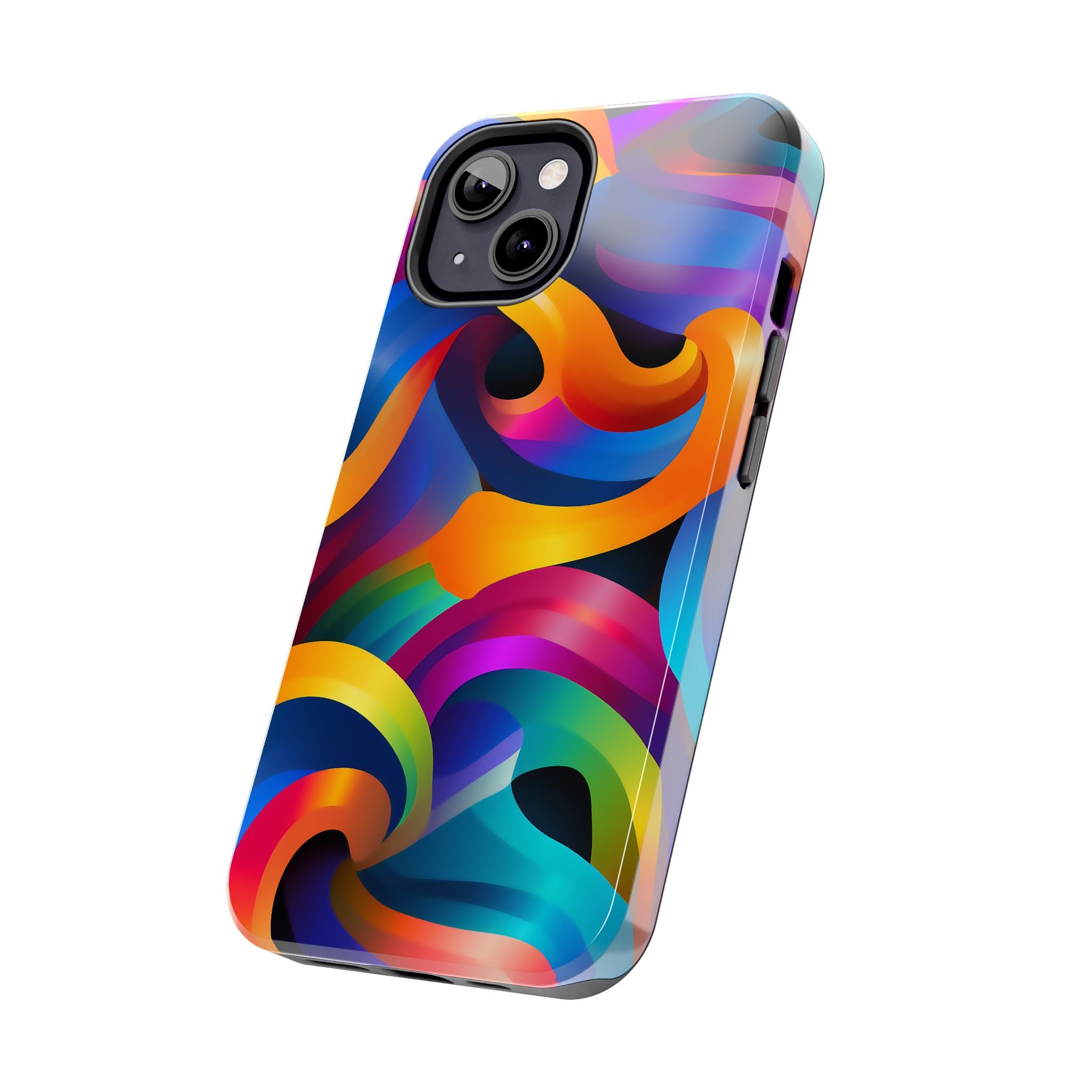 Colorful Waves Phone Case