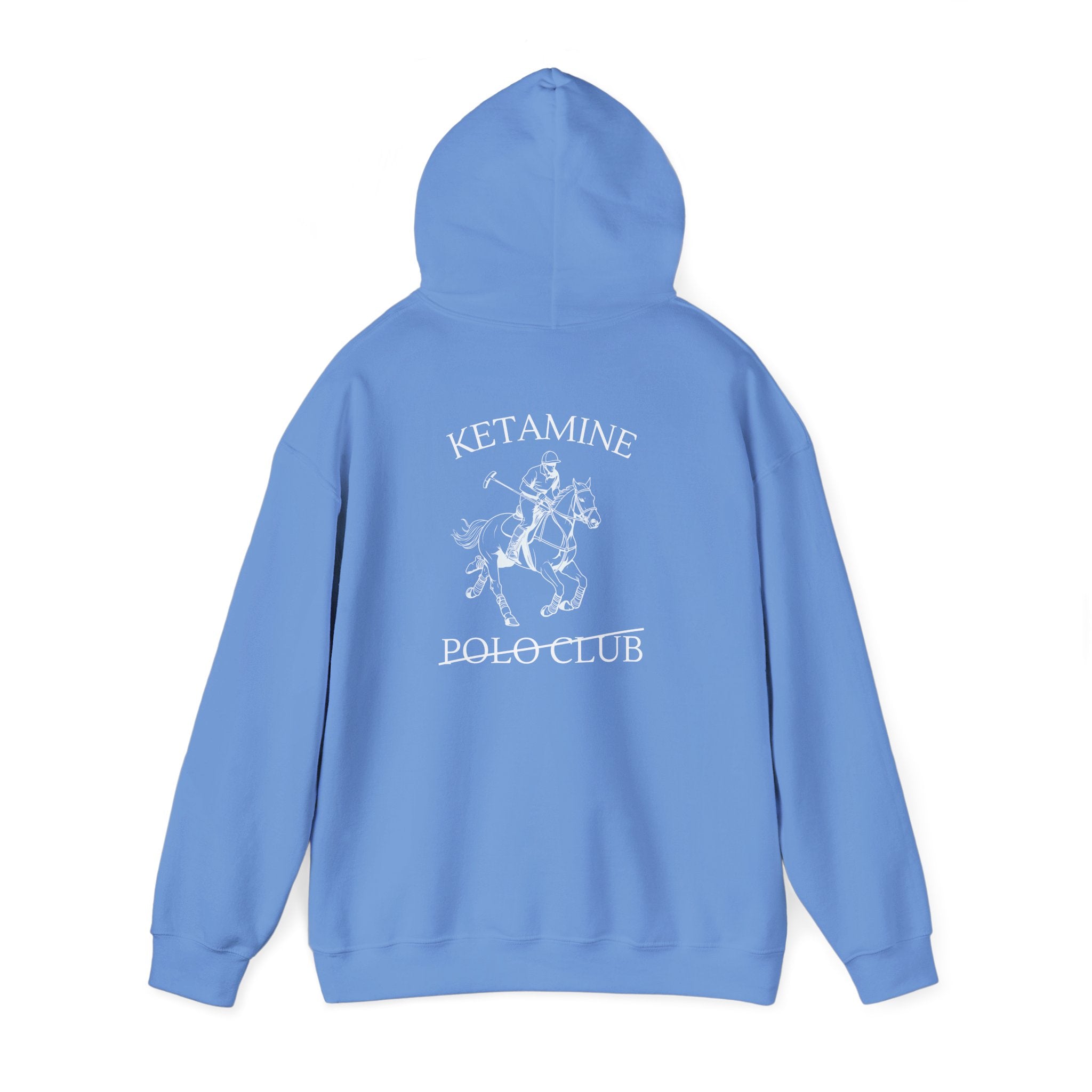 Ketamine Polo Club Hoodie | Dark Skull Rider Graphic