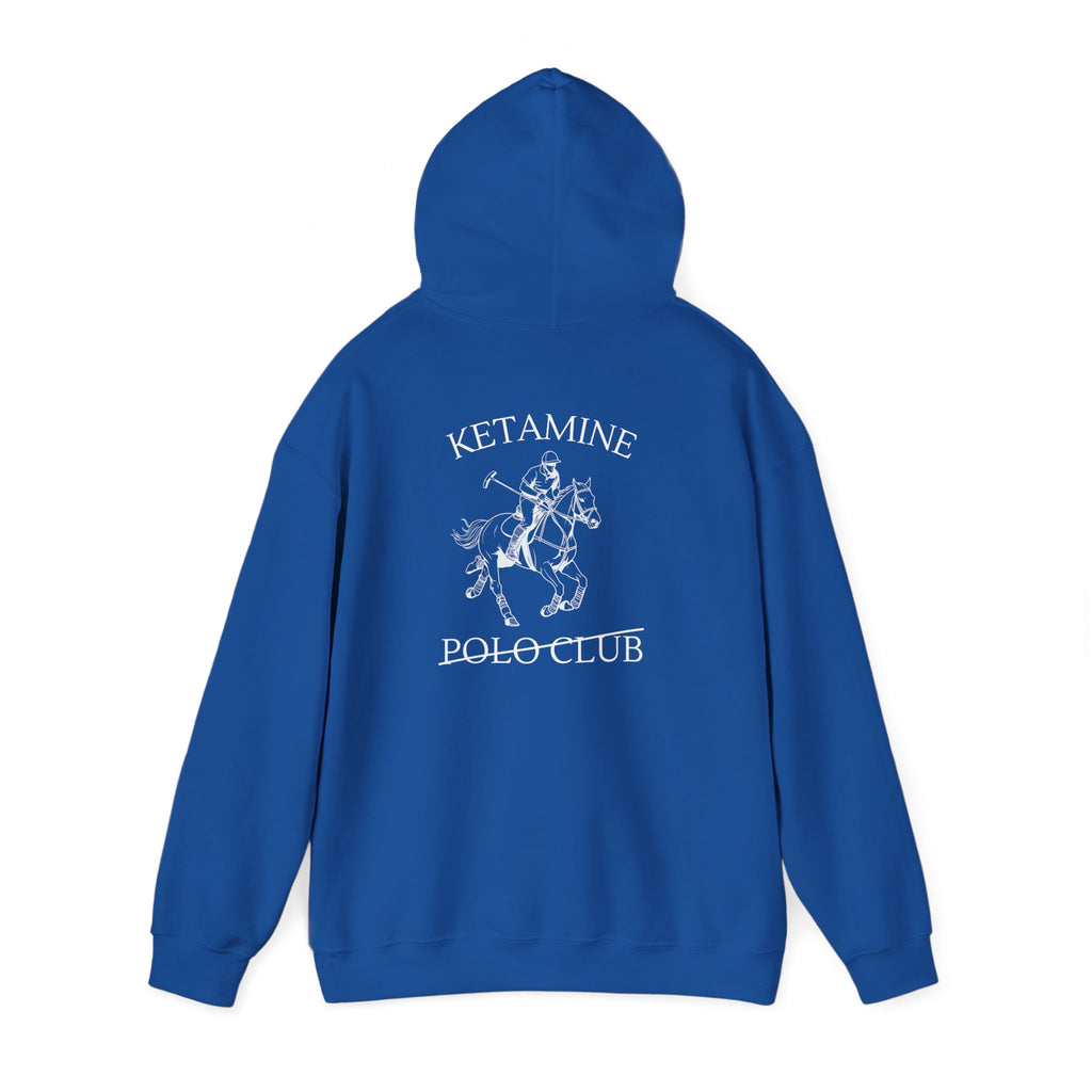 Ketamine Polo Club Hoodie | Dark Skull Rider Graphic