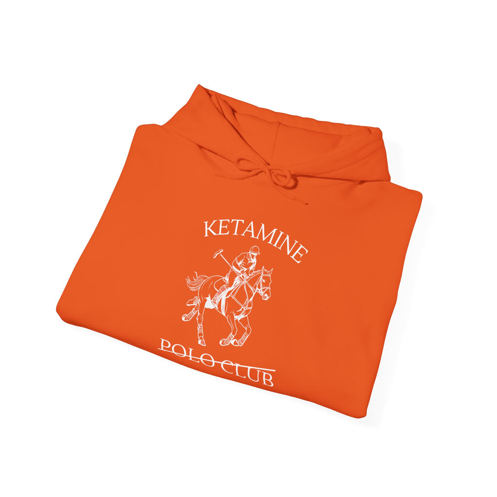 Ketamine Polo Club Hoodie | Dark Skull Rider Graphic