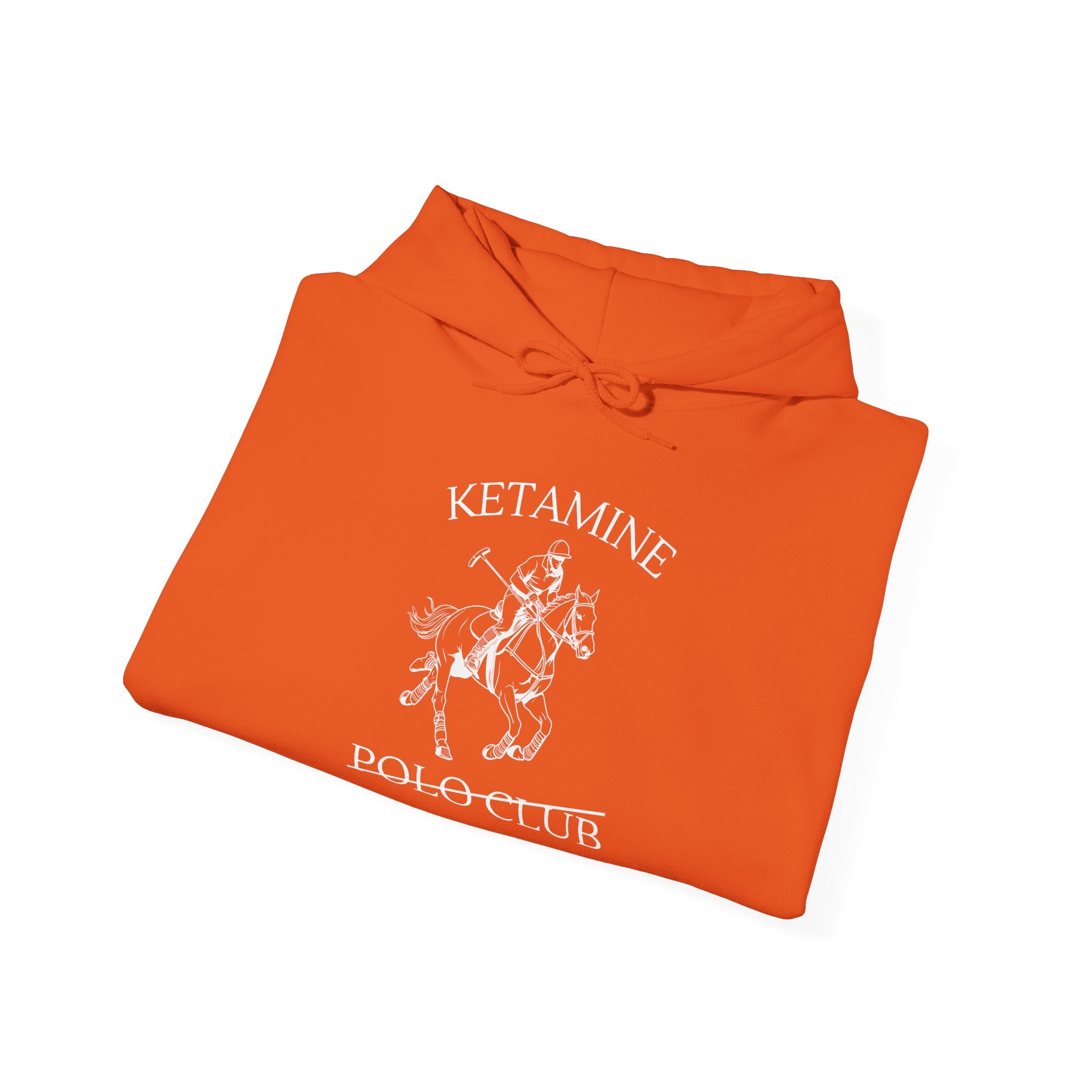 Ketamine Polo Club Hoodie | Dark Skull Rider Graphic
