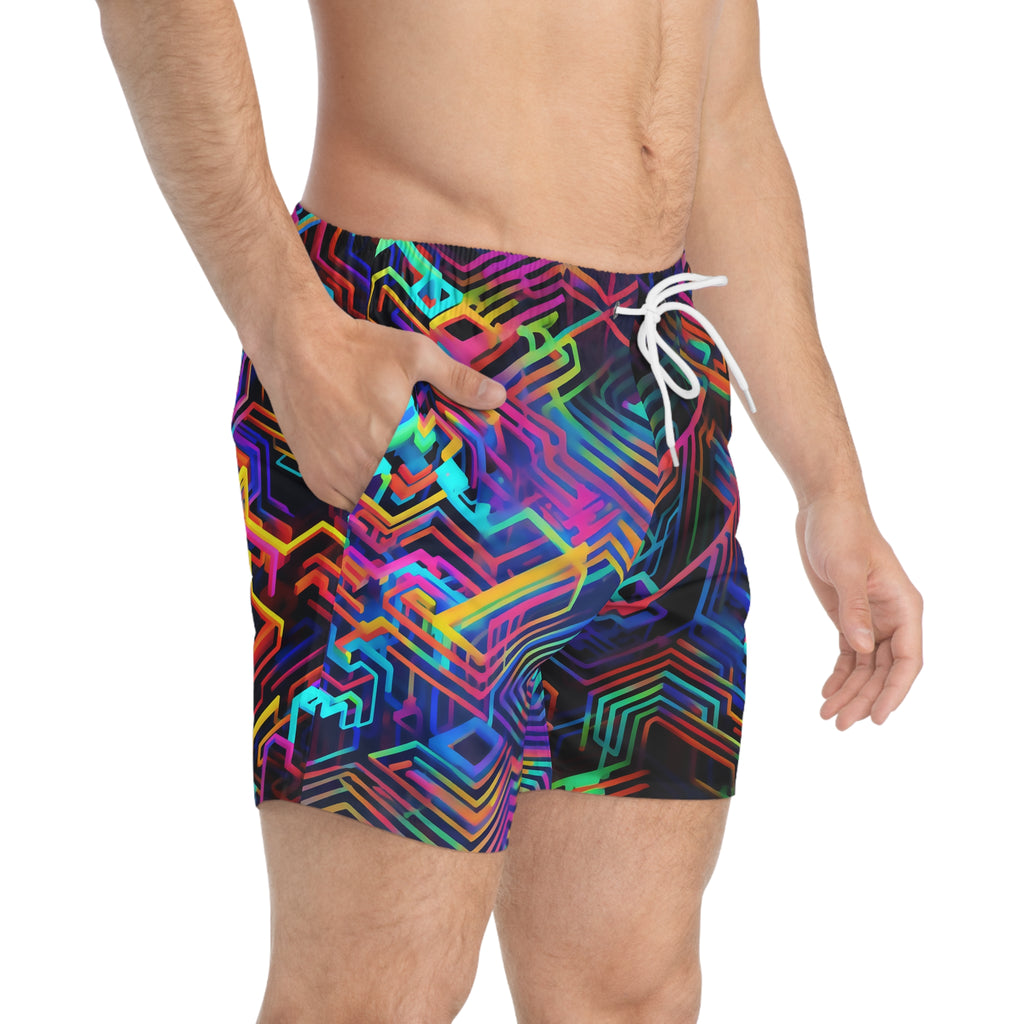 Pssy Glitch Swim Trunk