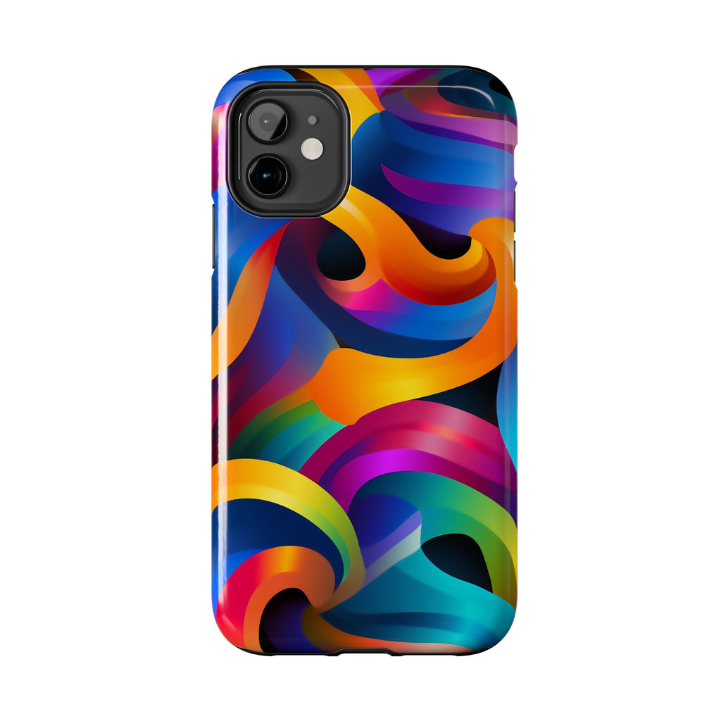 Colorful Waves Phone Case