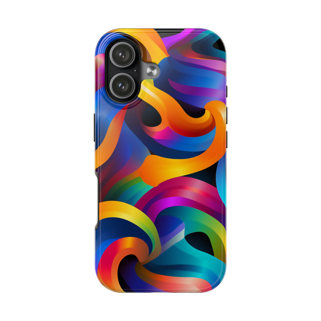 Colorful Waves Phone Case