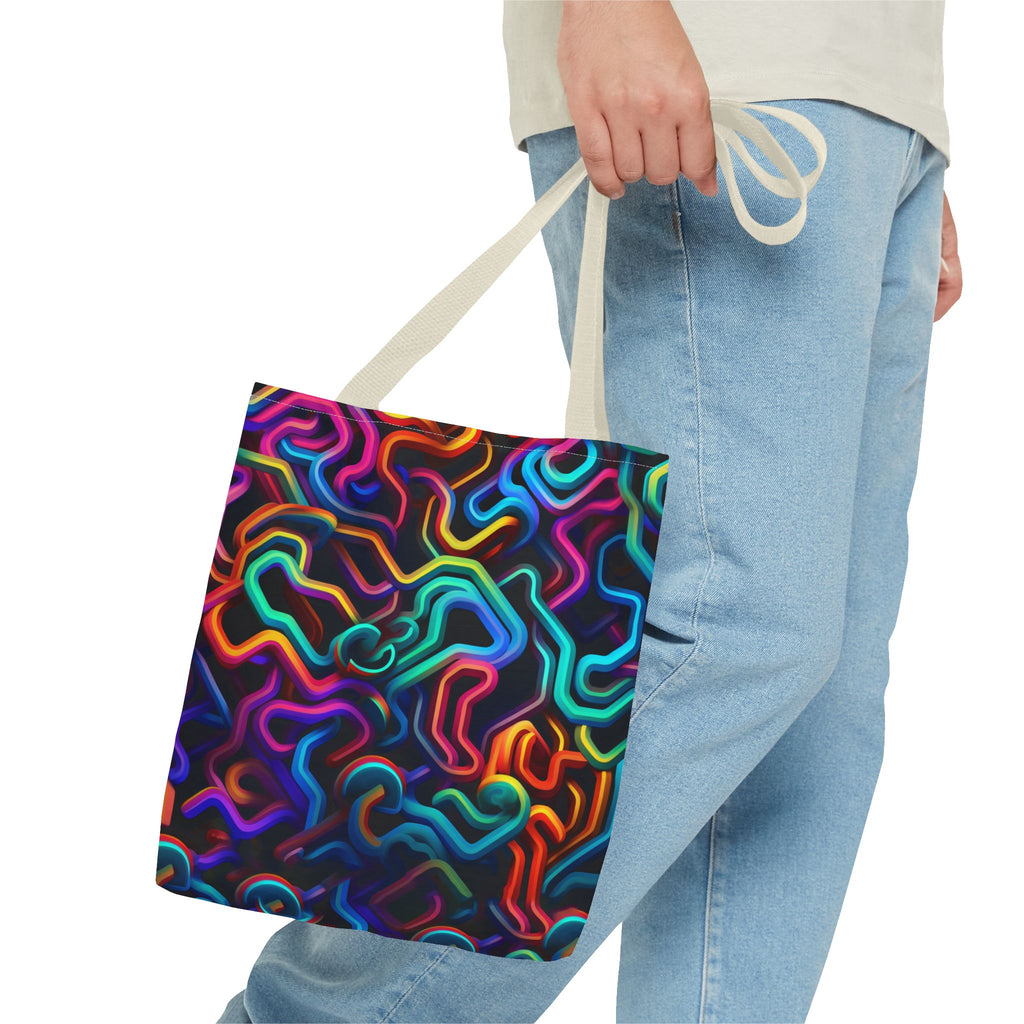 Psychedelic Labyrinth Tote Bag