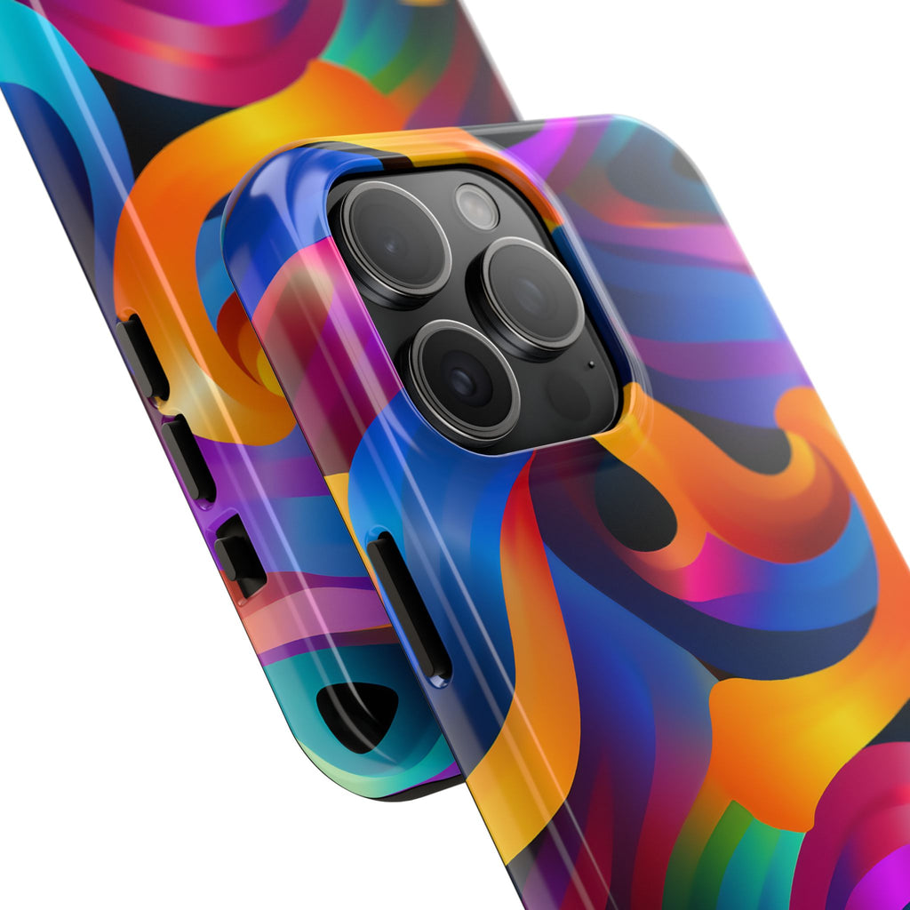 Colorful Waves Phone Case