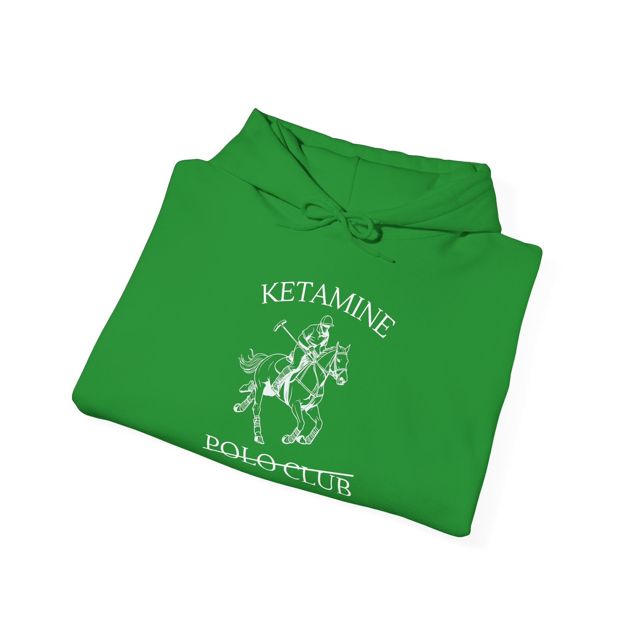 Ketamine Polo Club Hoodie | Dark Skull Rider Graphic