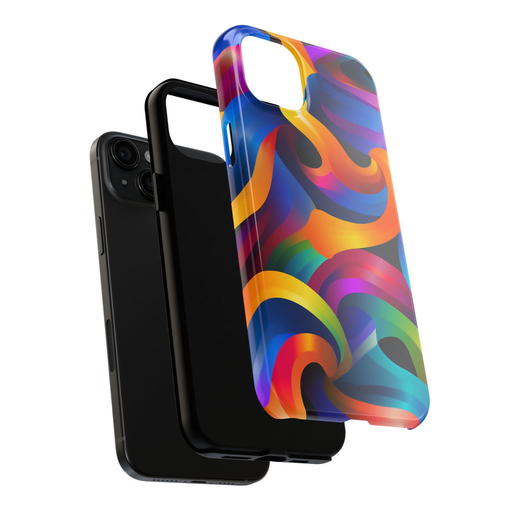 Colorful Waves Phone Case