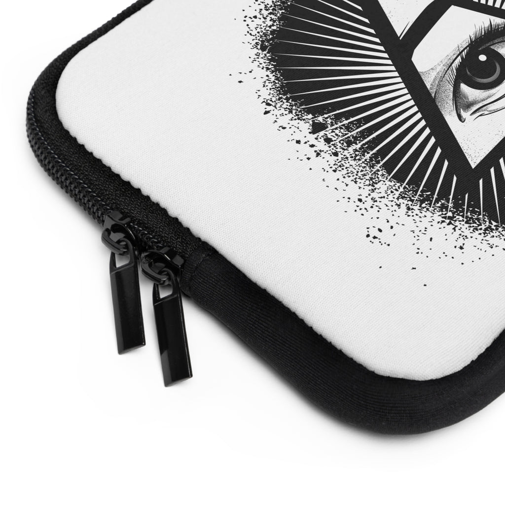 Illuminati White Laptop Sleeve