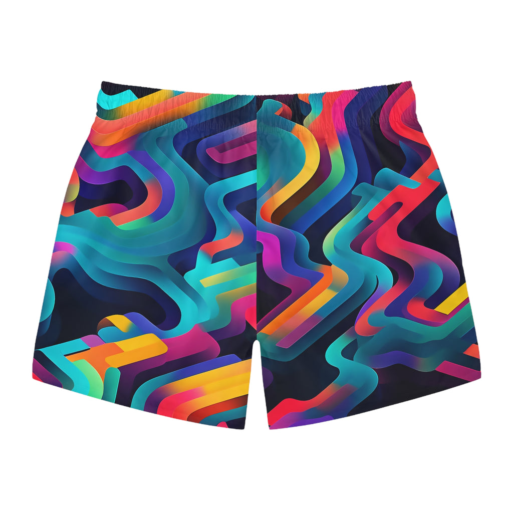 Colorful Snails Swim Trunk