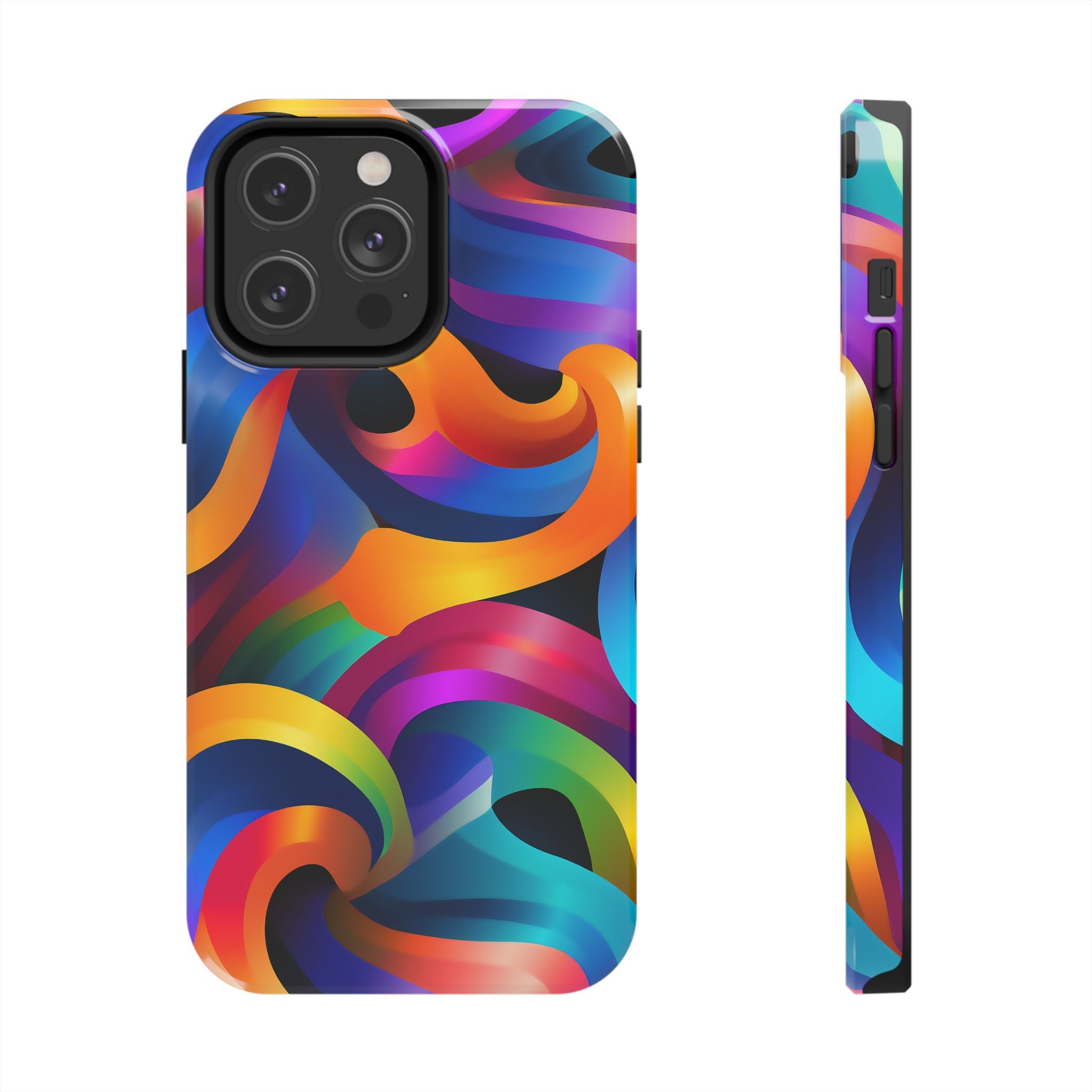 Colorful Waves Phone Case