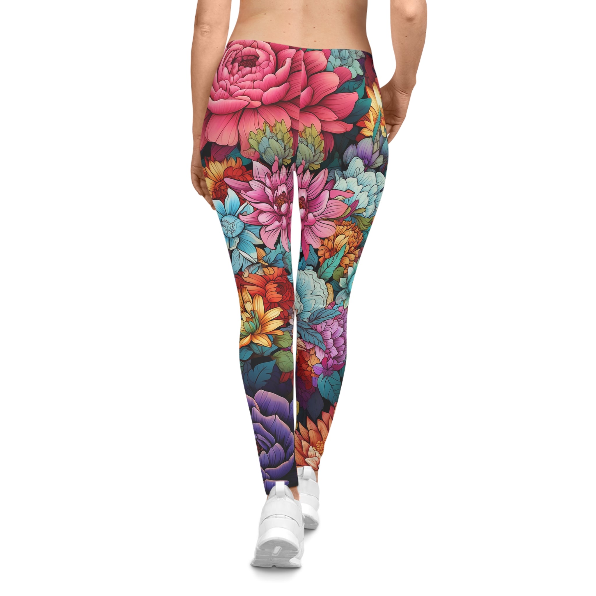 Japanese Flowers Leggings