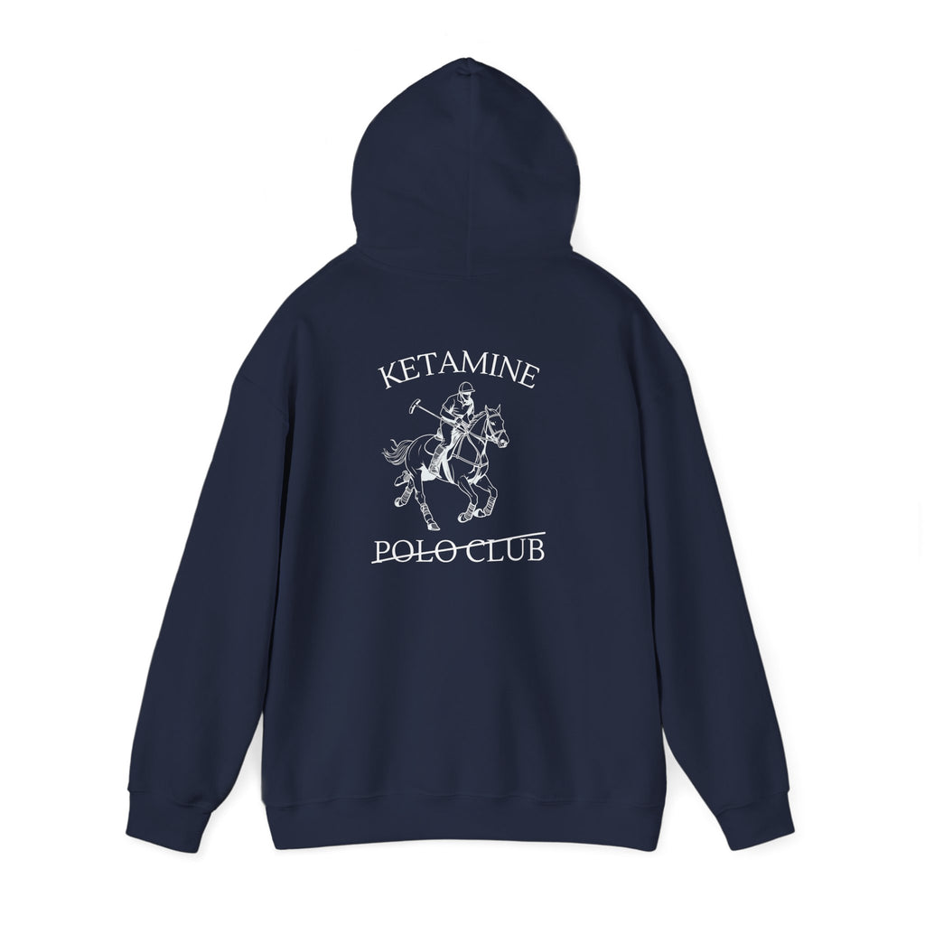 Ketamine Polo Club Hoodie | Dark Skull Rider Graphic