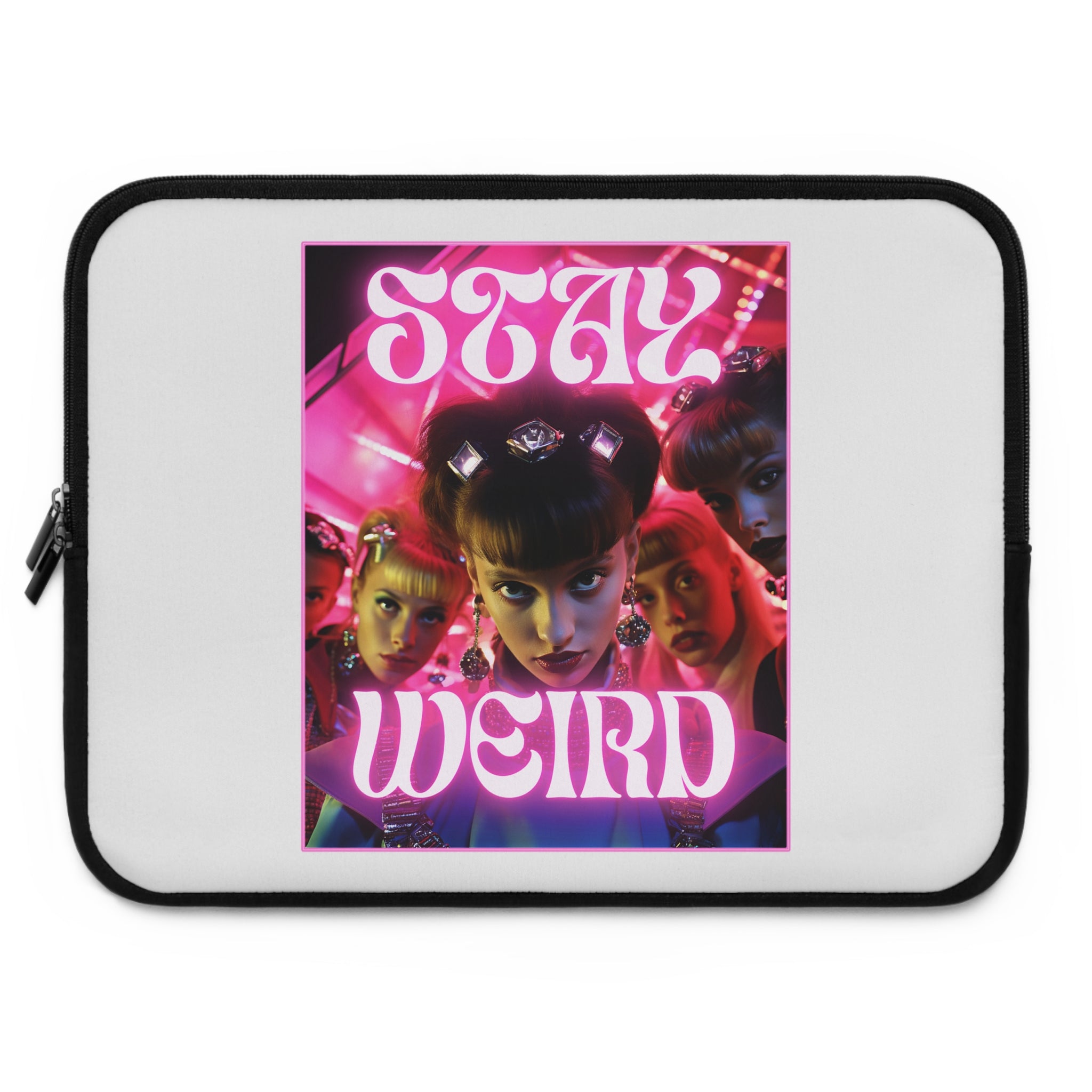 Stay Weird laptop sleeve