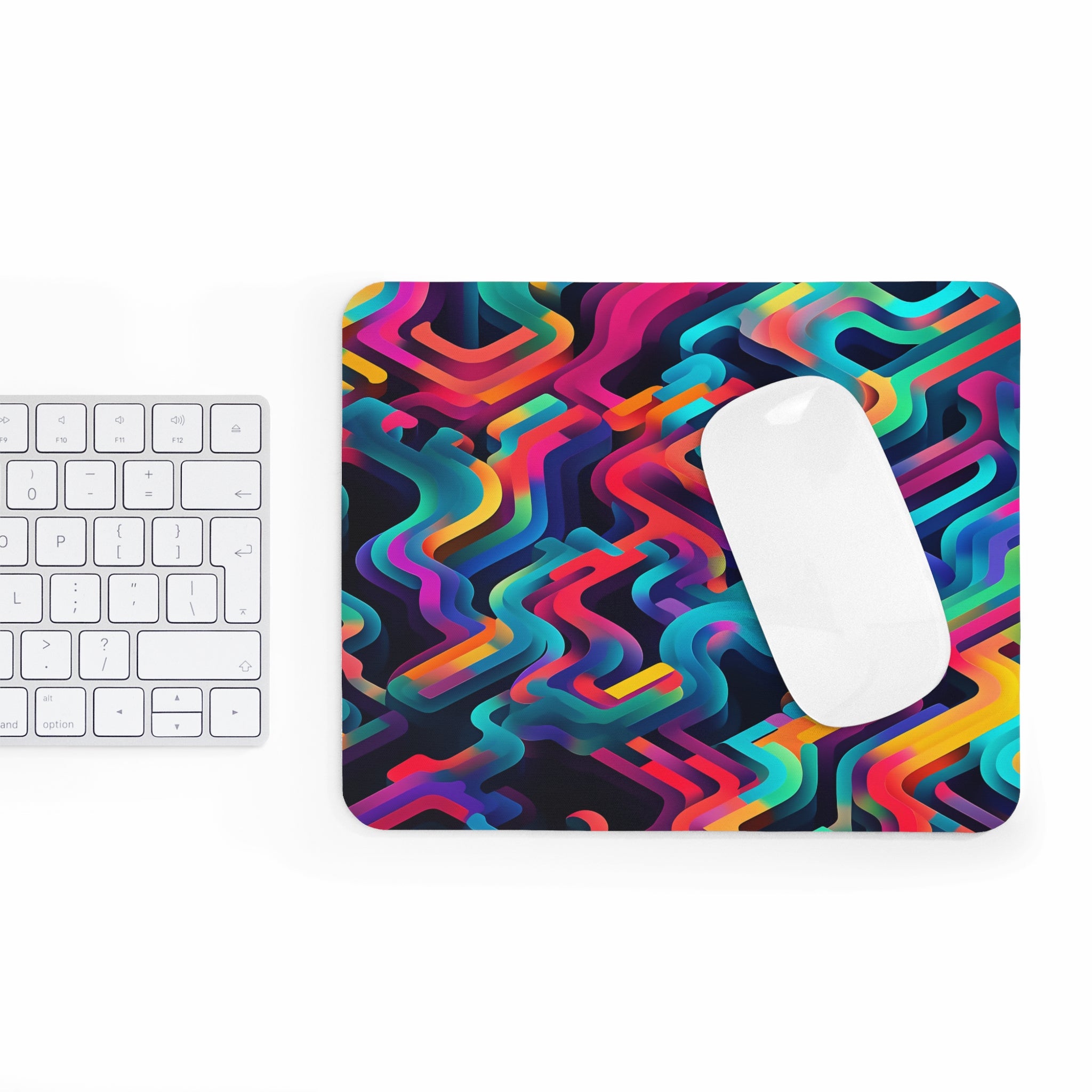 Colorful Snails Mouse Pad