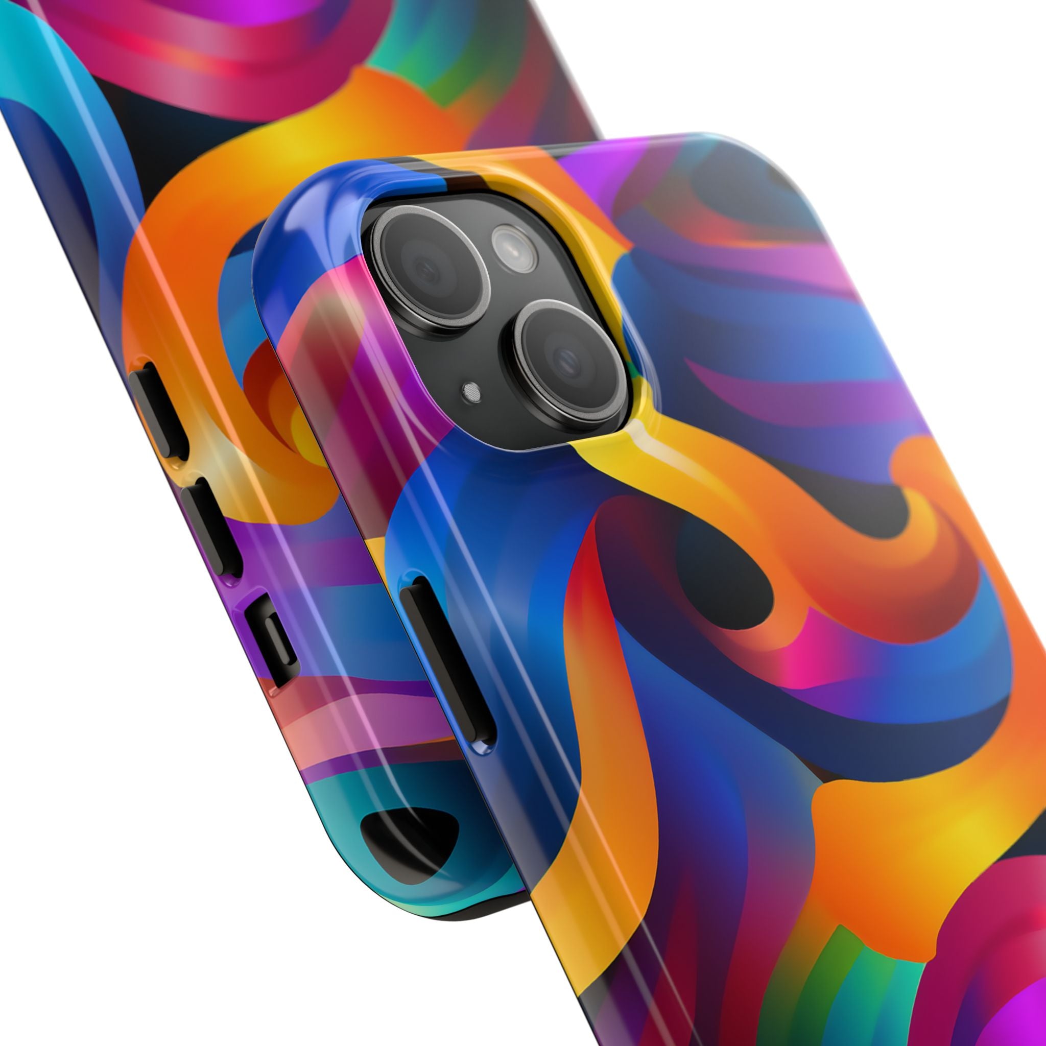 Colorful Waves Phone Case