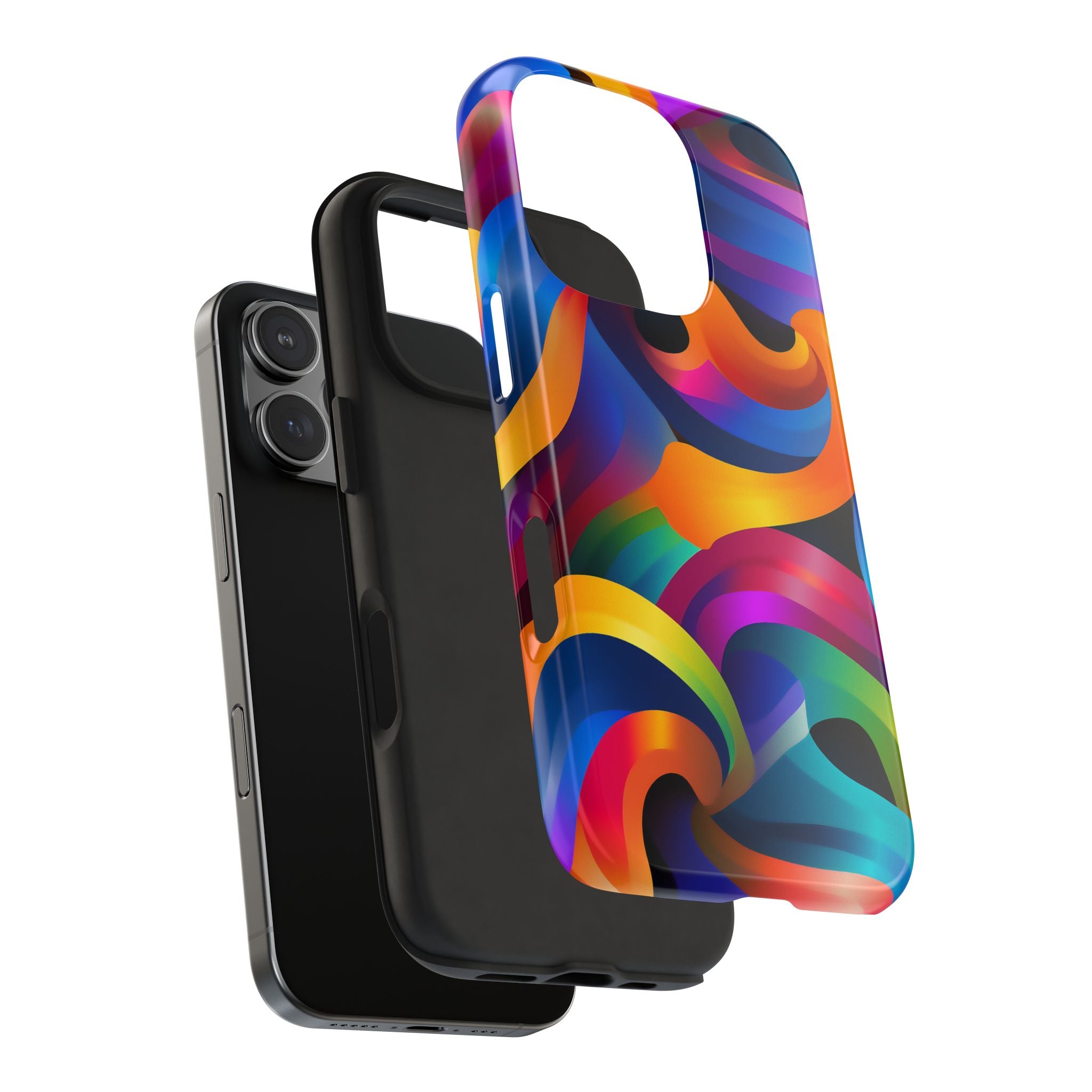 Colorful Waves Phone Case