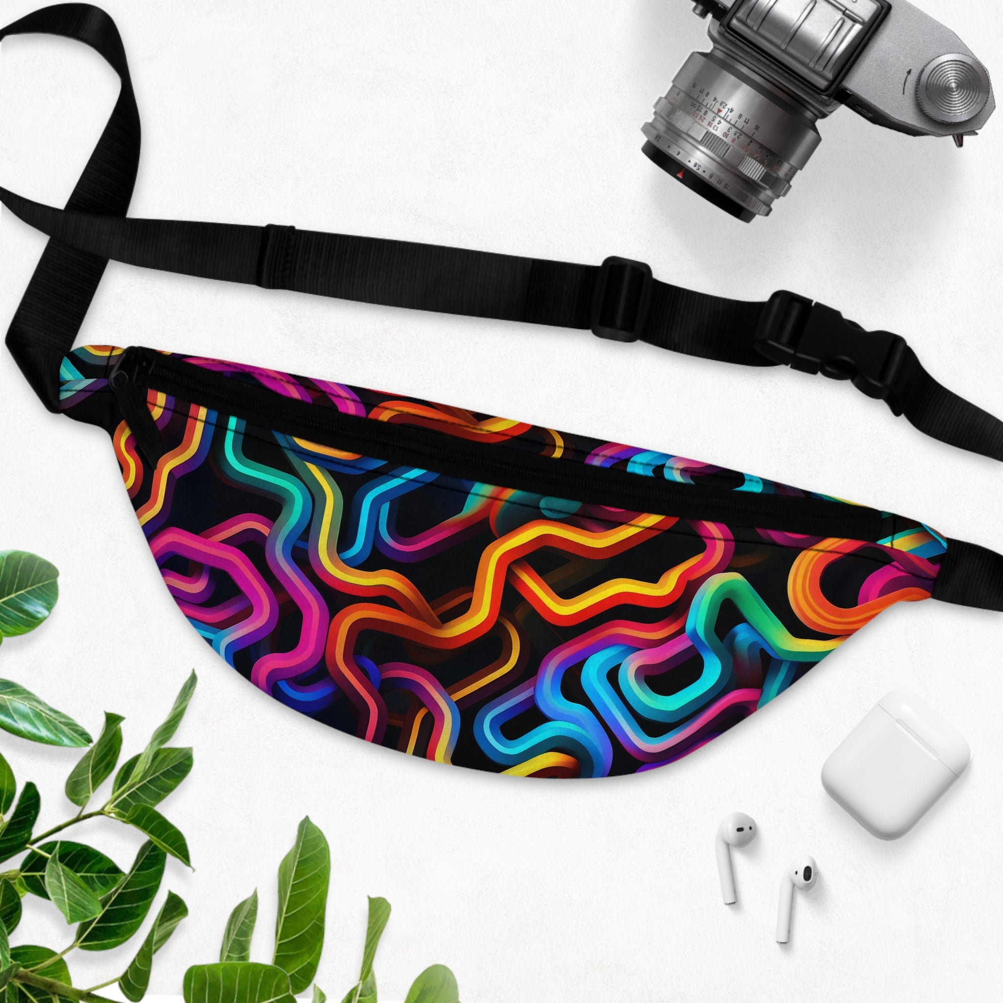 Psychedelic Labyrinth Fanny Pack