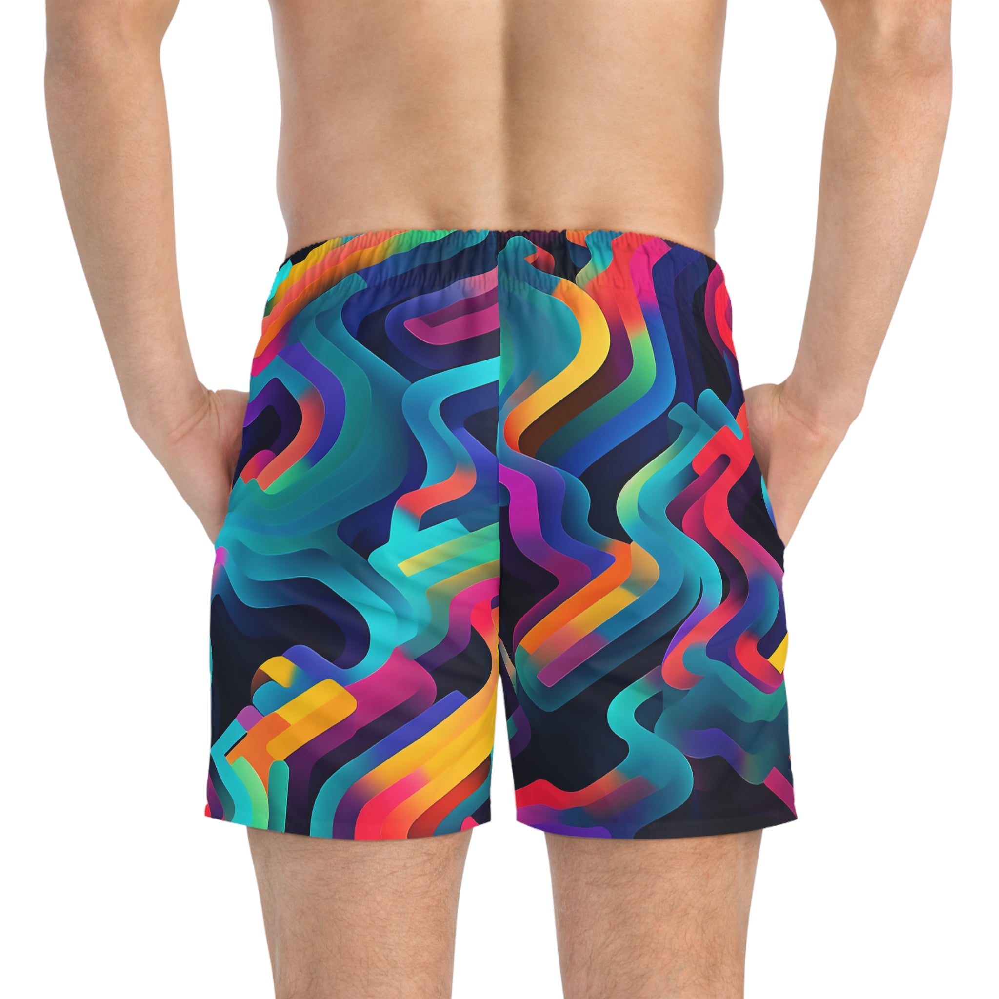 Colorful Snails Swim Trunk