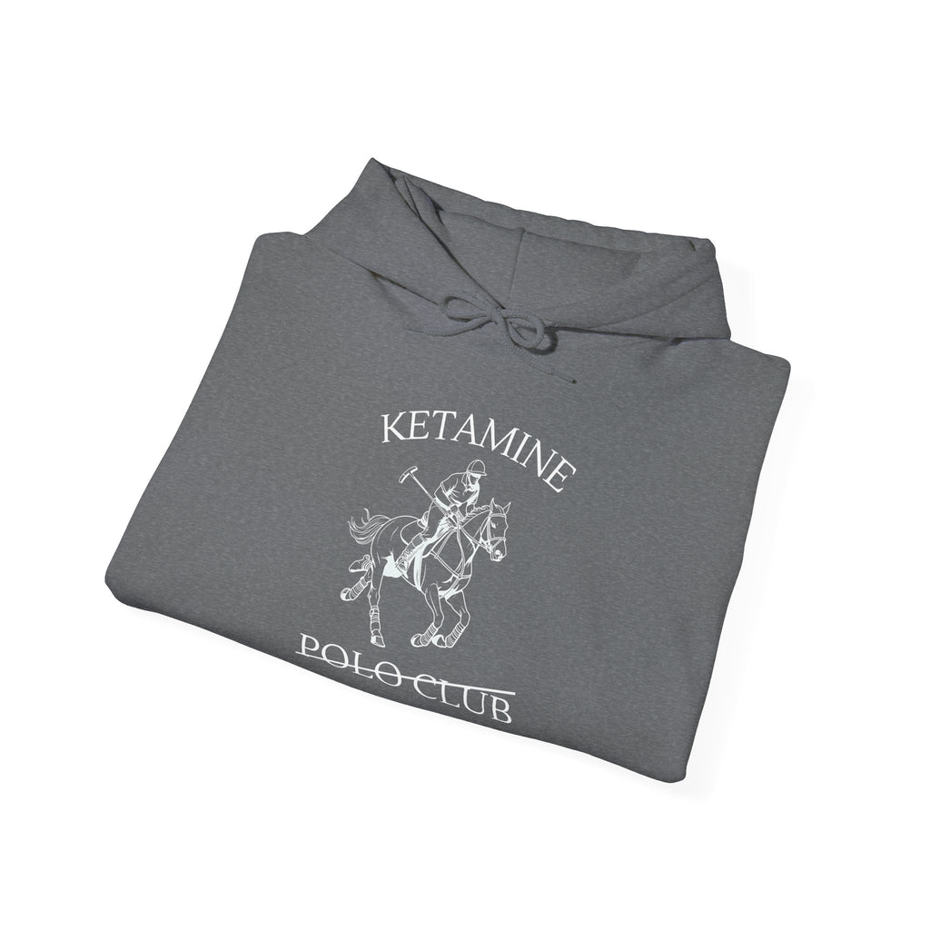 Ketamine Polo Club Hoodie | Dark Skull Rider Graphic