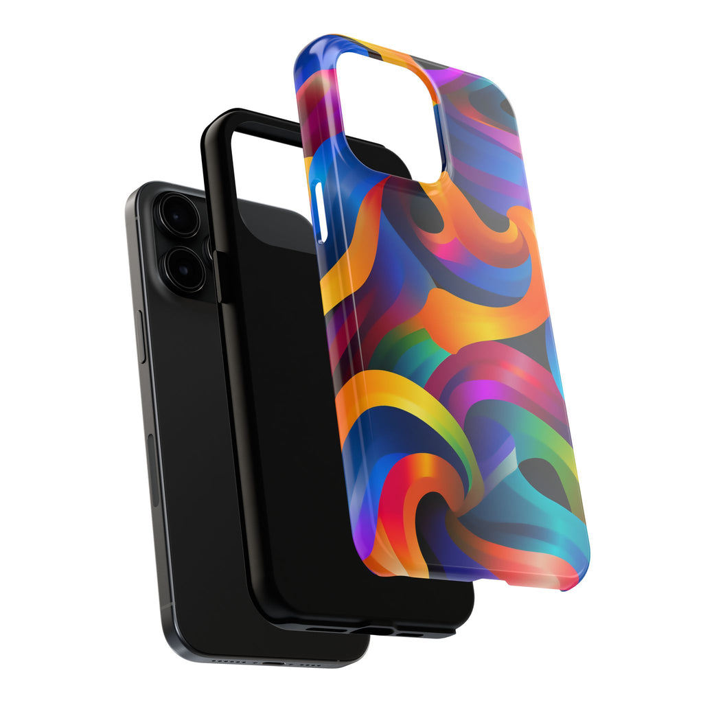 Colorful Waves Phone Case