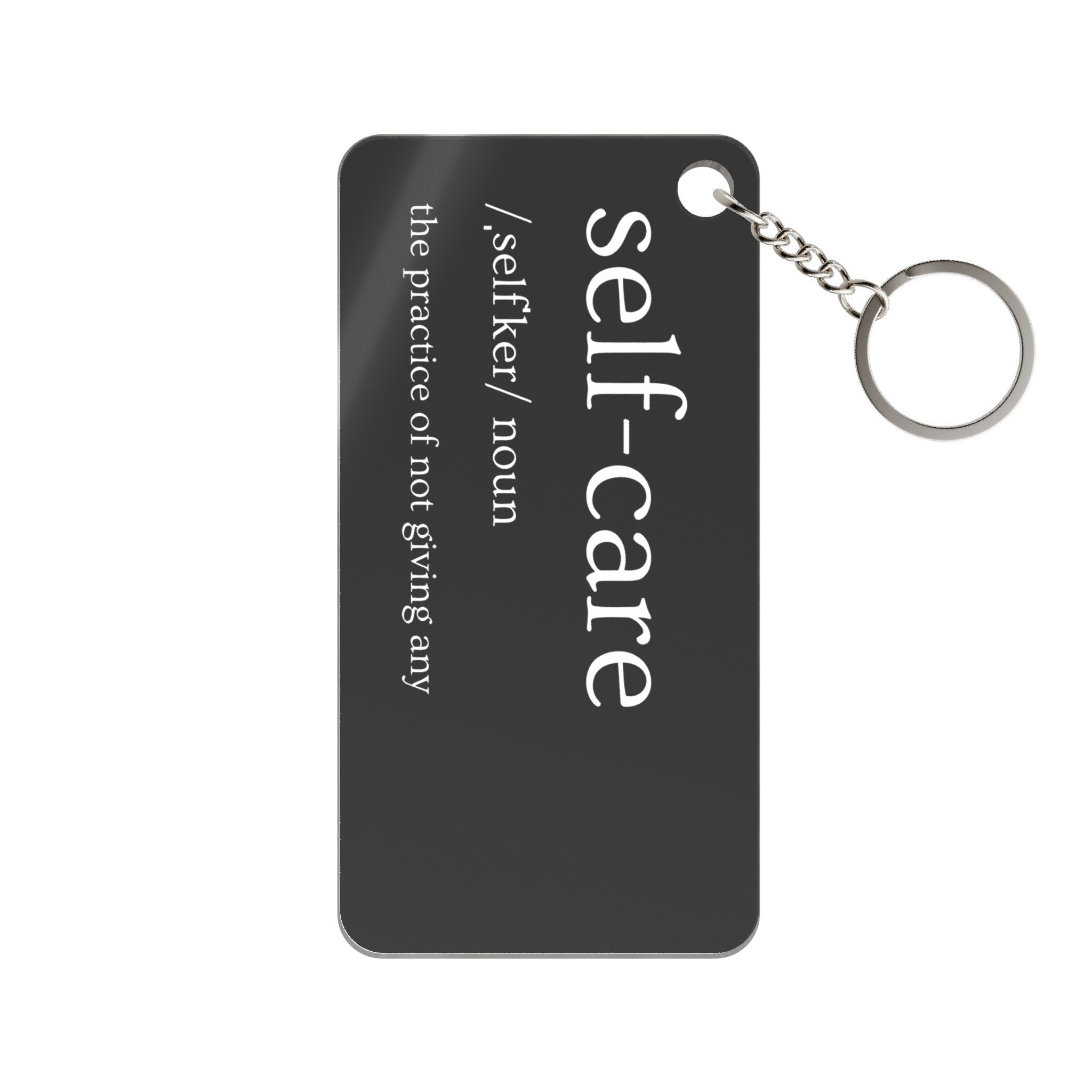 Self care Keychain Charm