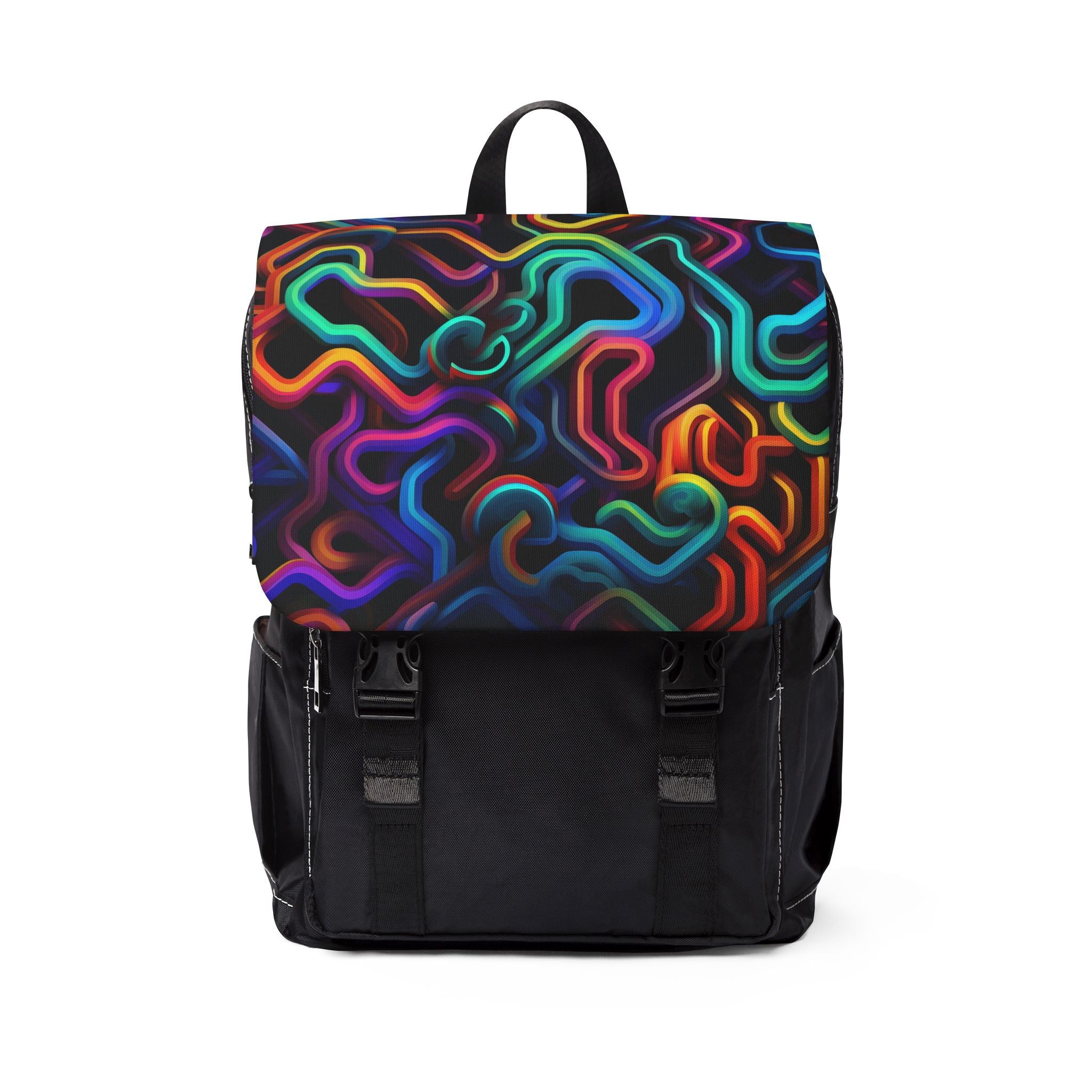 Psychedelic Labyrinth Shoulder Back Pack