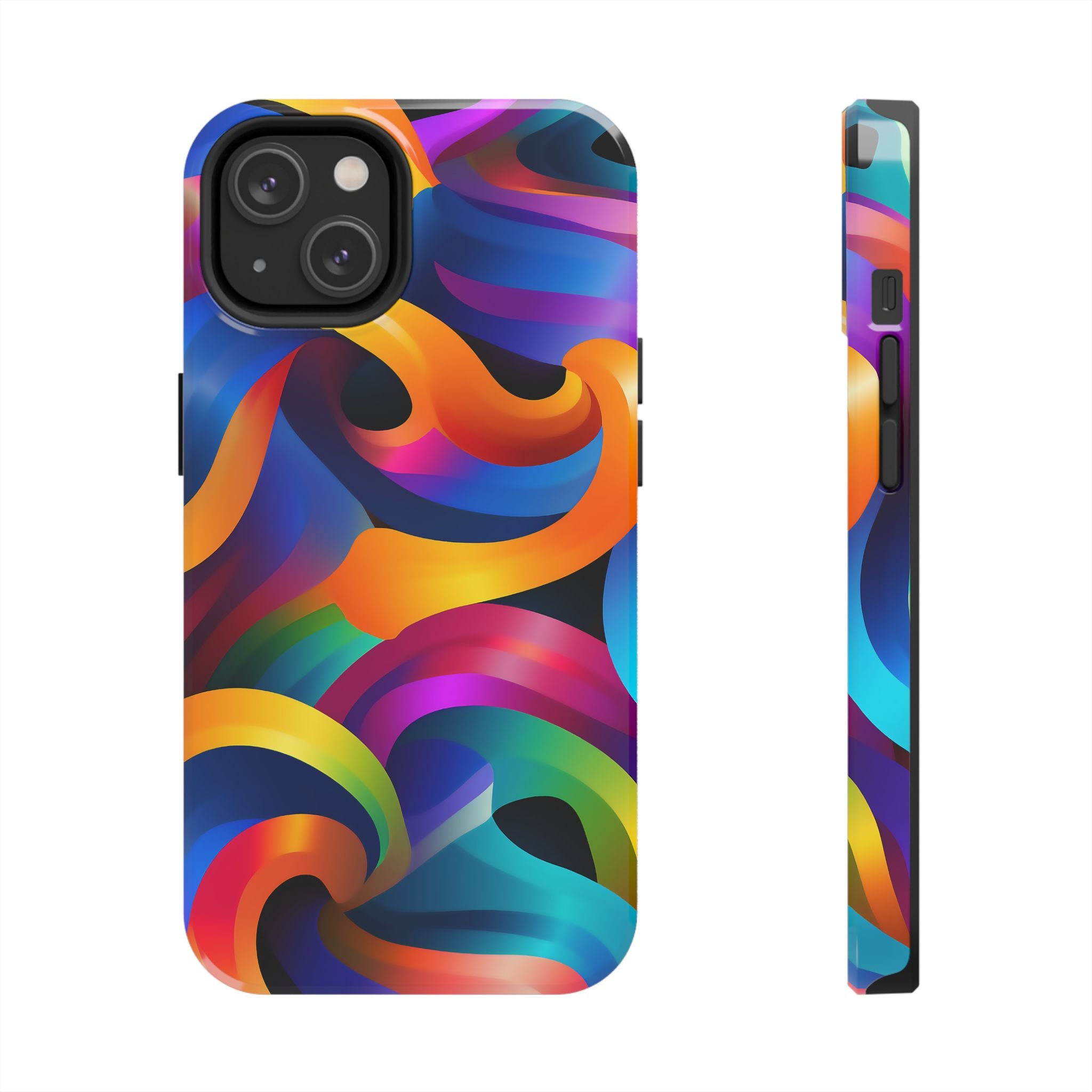 Colorful Waves Phone Case