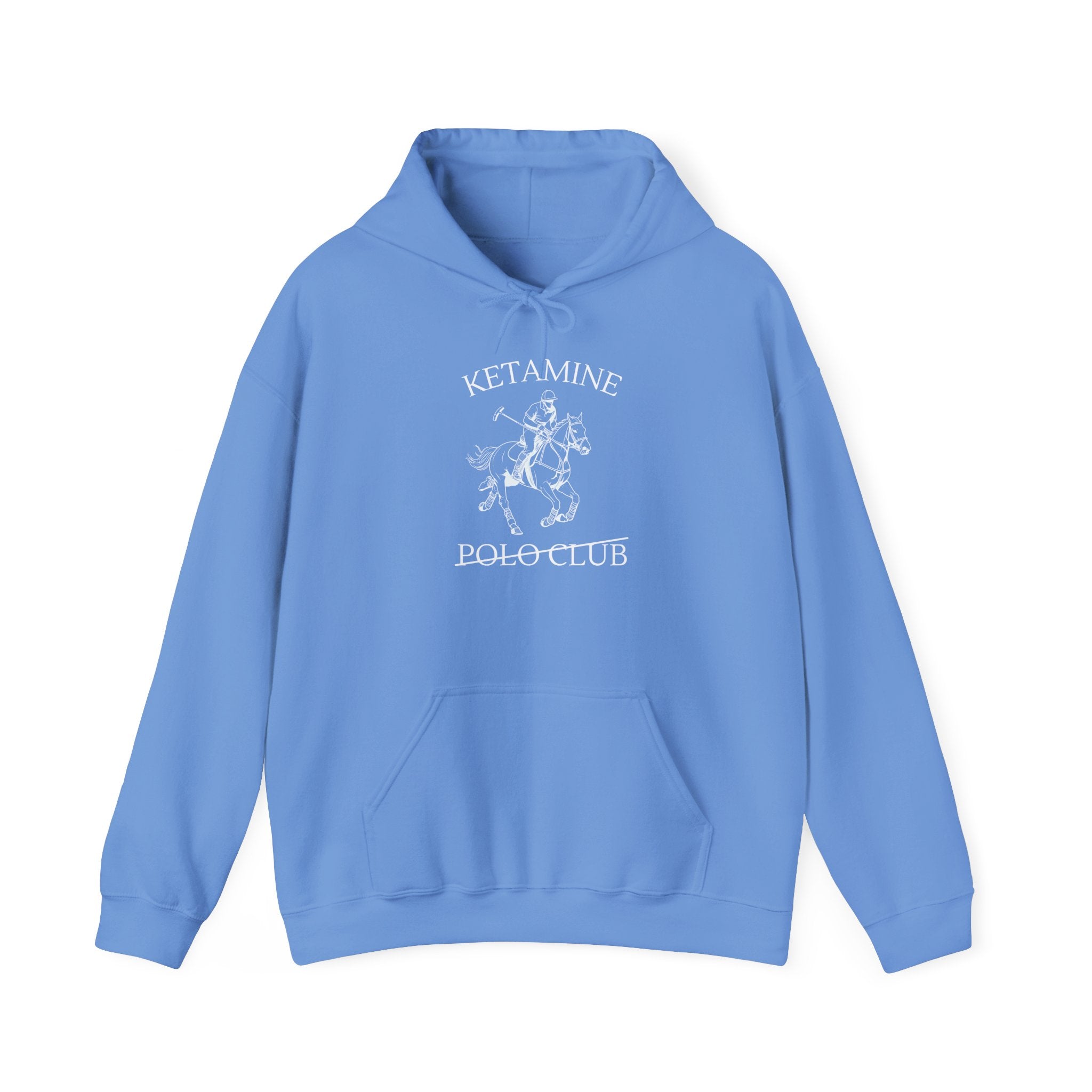 Ketamine Polo Club Hoodie | Dark Skull Rider Graphic
