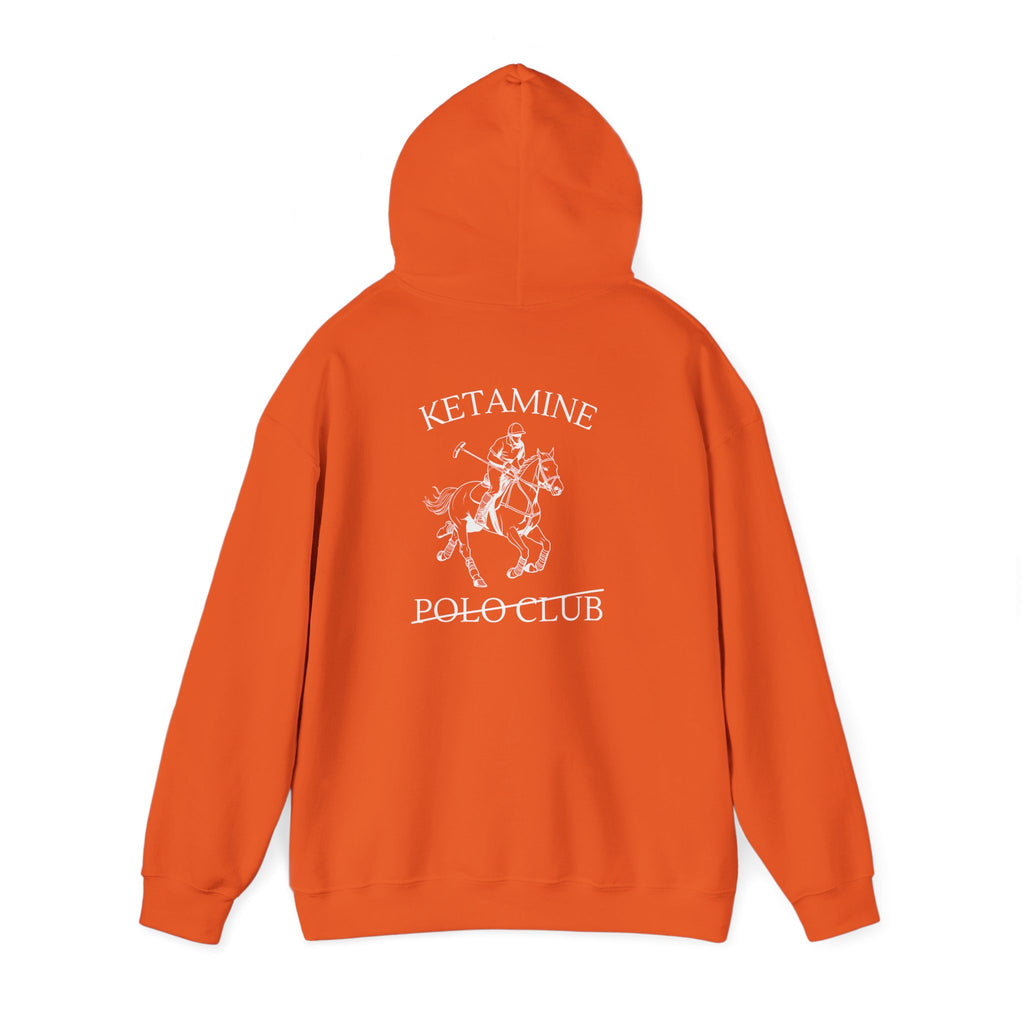 Ketamine Polo Club Hoodie | Dark Skull Rider Graphic