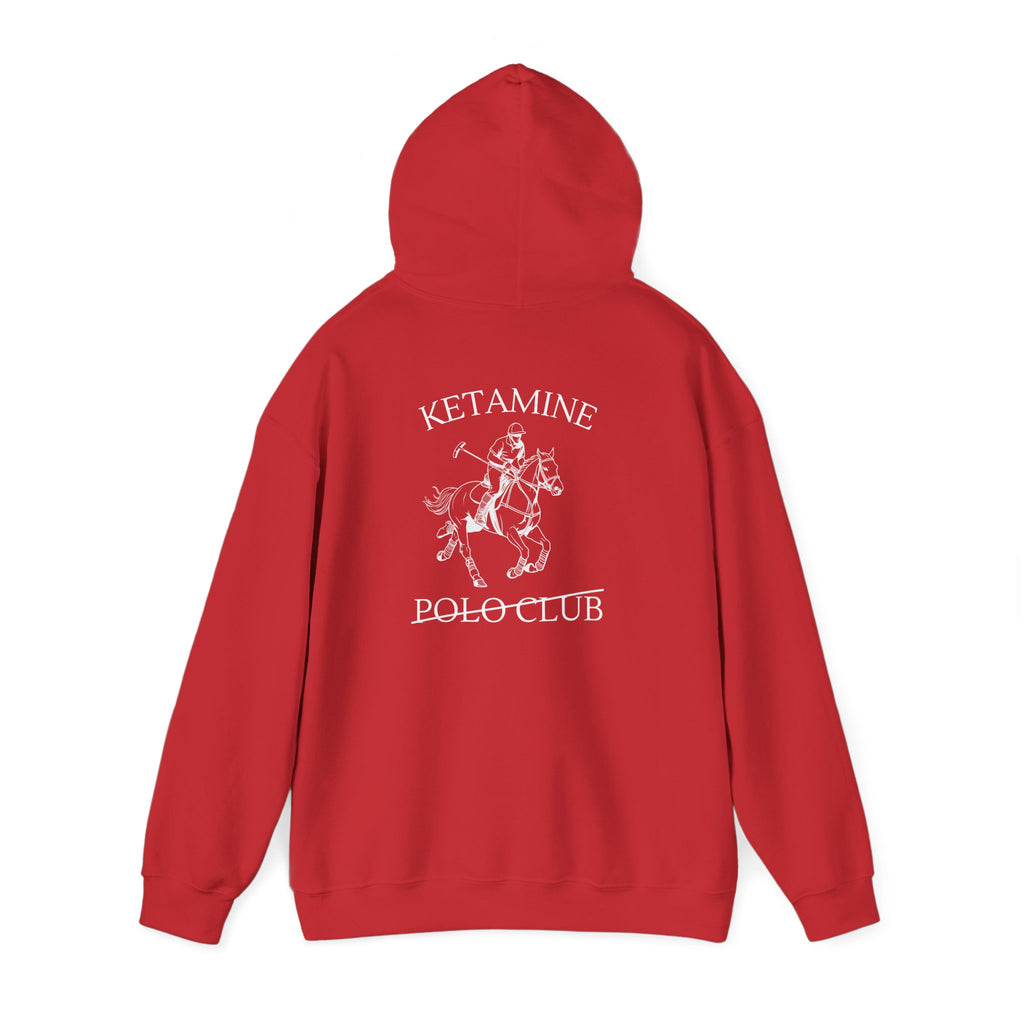 Ketamine Polo Club Hoodie | Dark Skull Rider Graphic