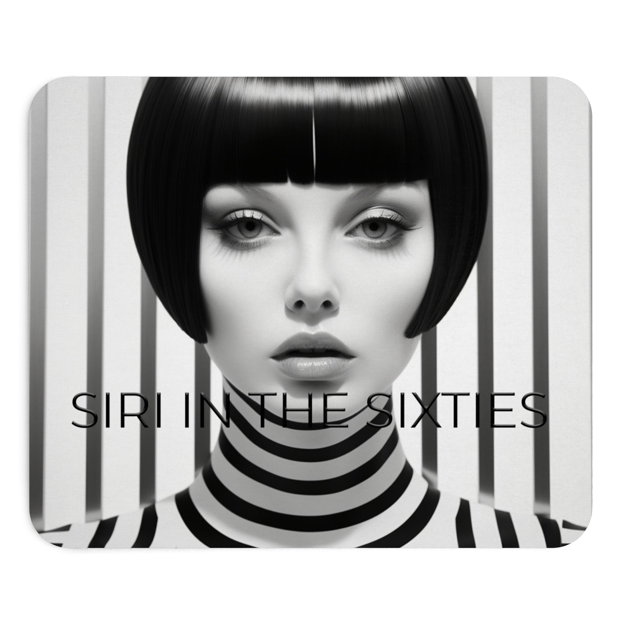Siri in the Sixties Mouse Pad