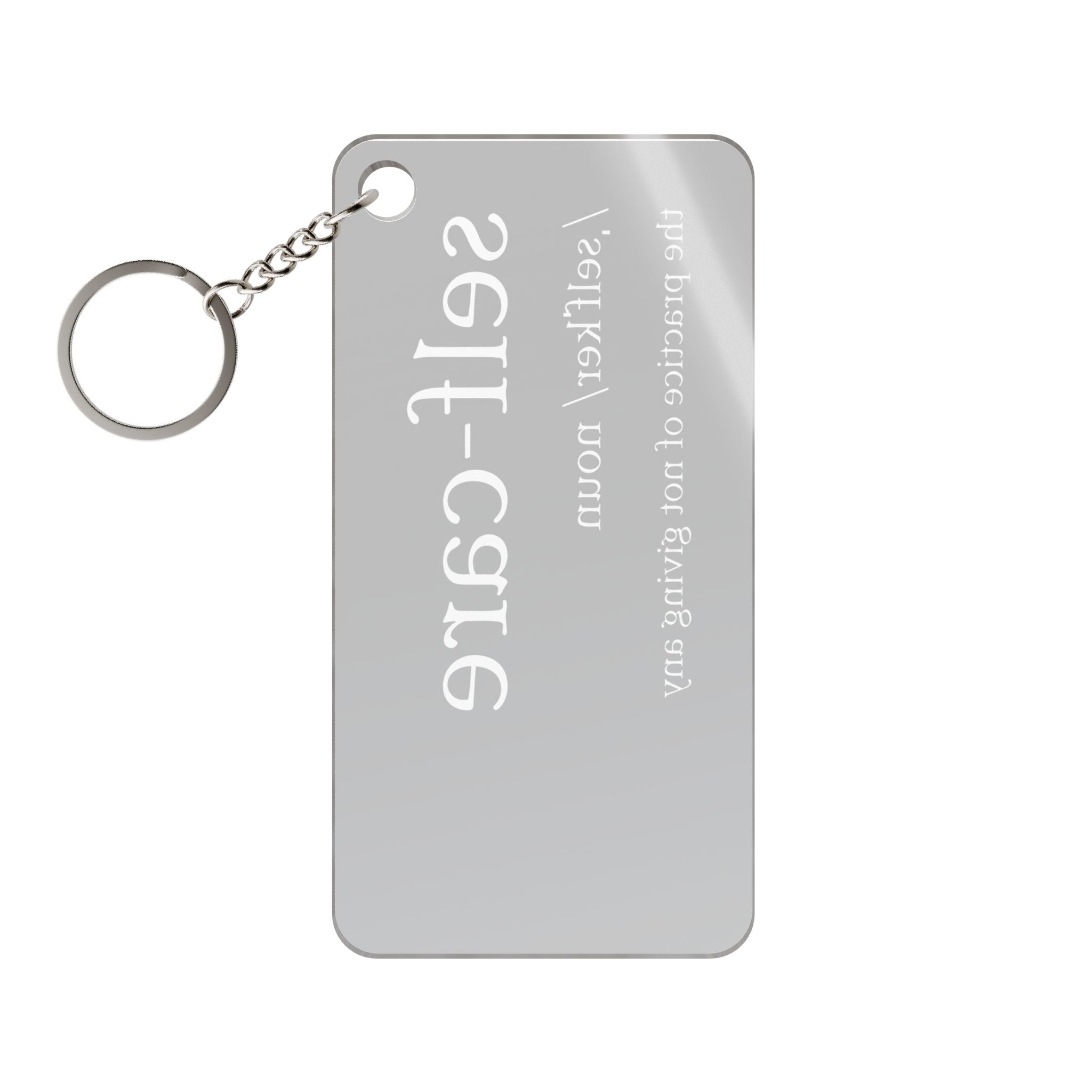 Self care Keychain Charm