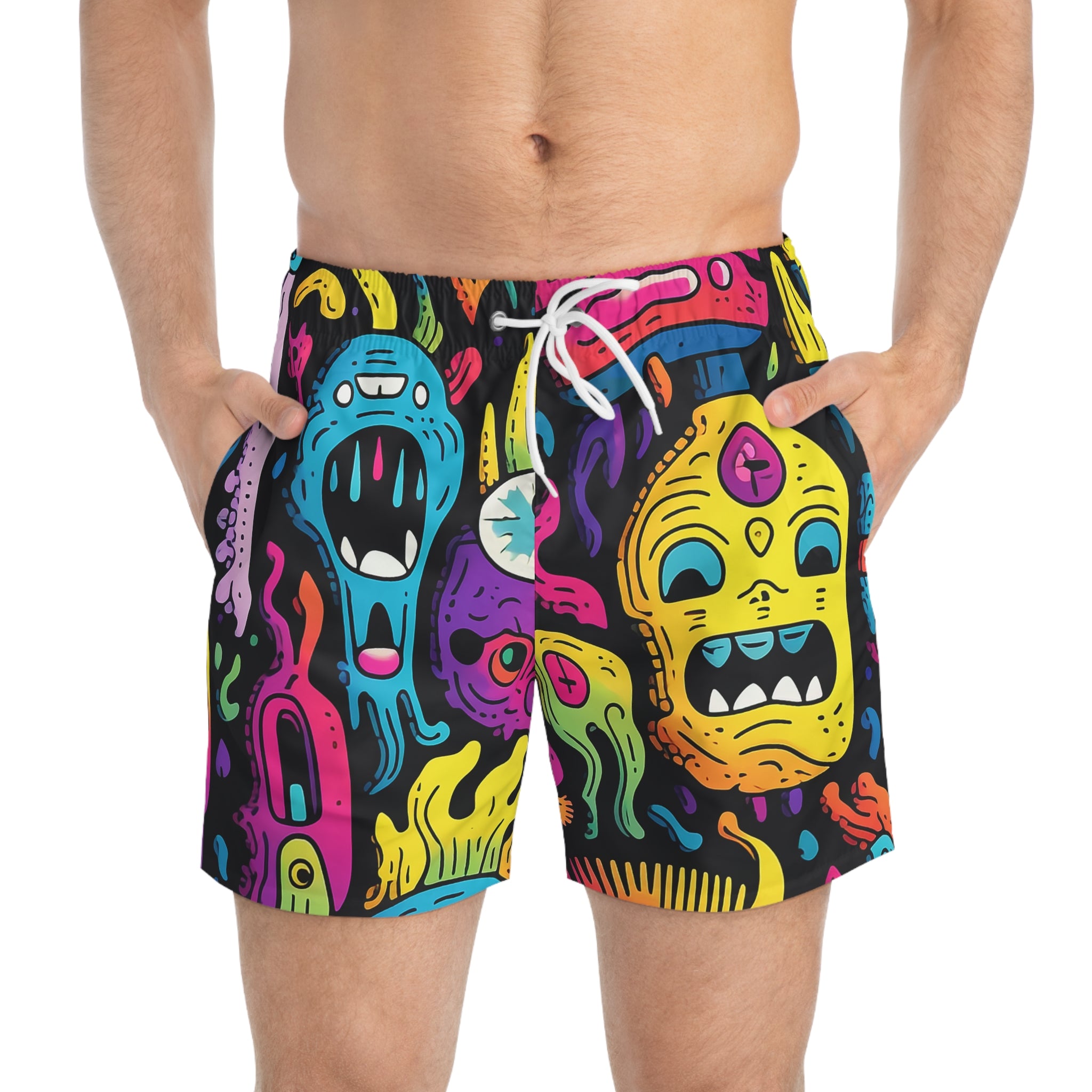 Sumarian Creatures Swim Trunk