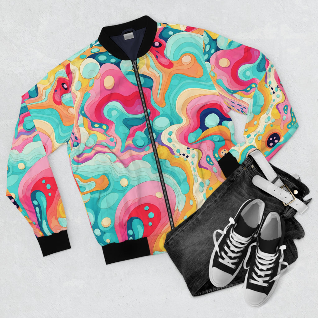 Pssy Watercolor Bomber