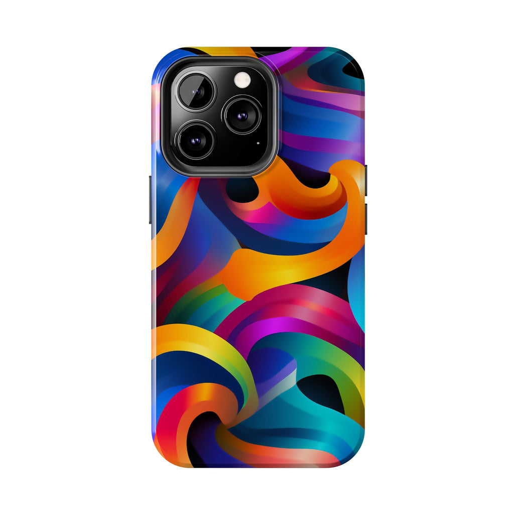 Colorful Waves Phone Case