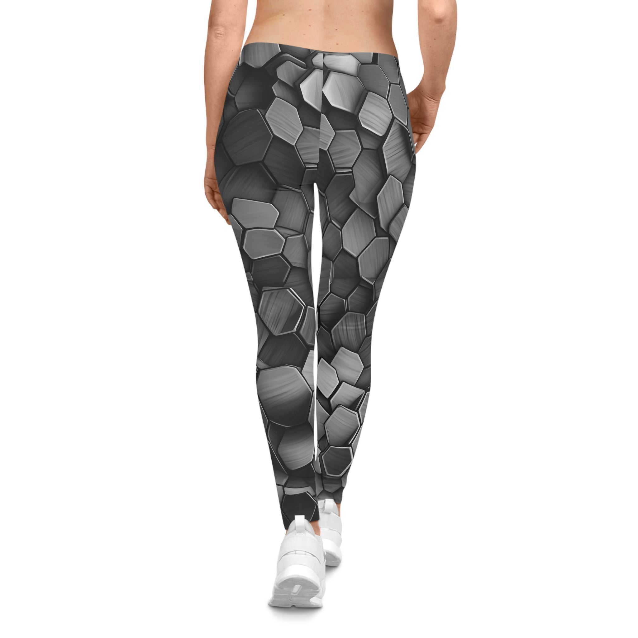 Hexagon BW Leggings