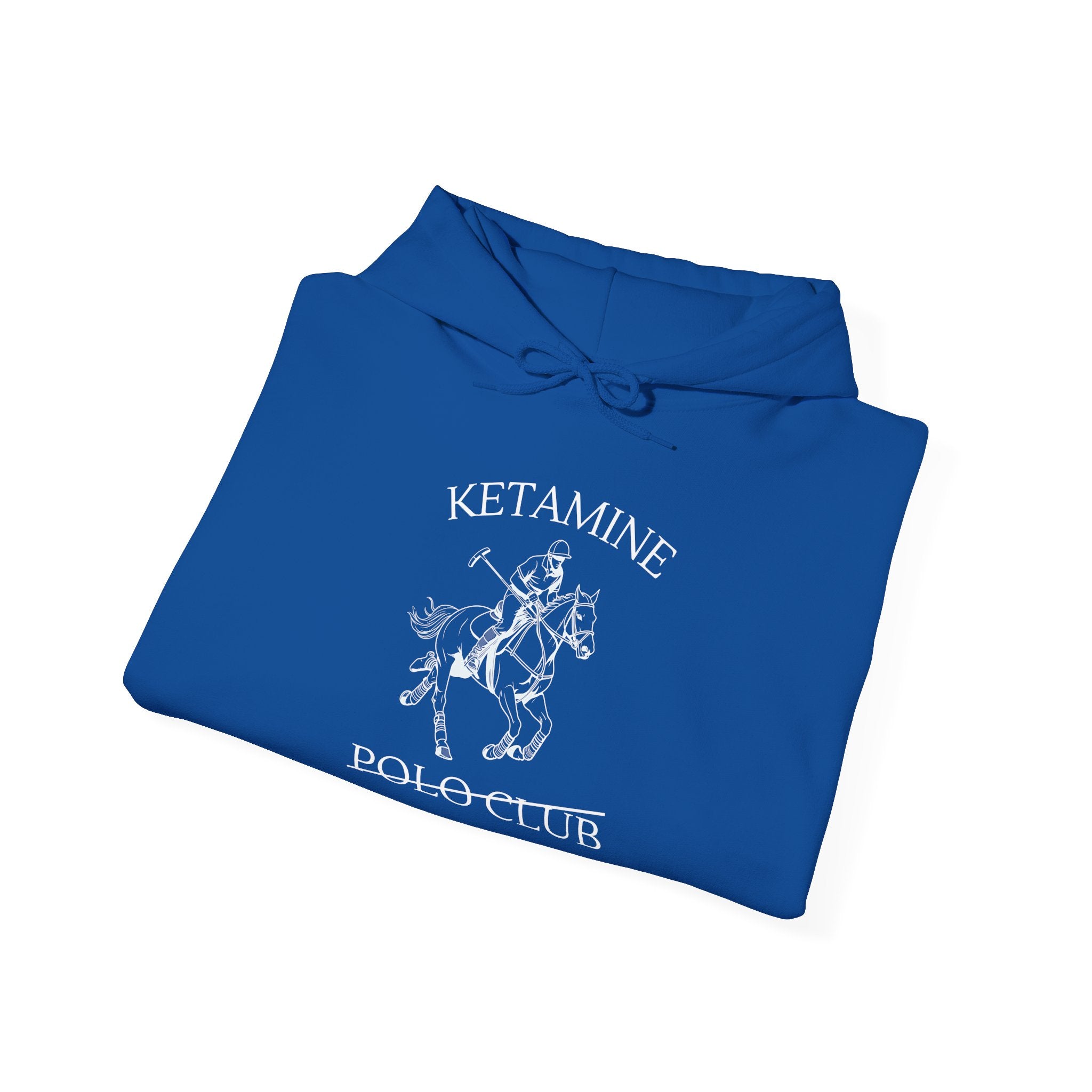 Ketamine Polo Club Hoodie | Dark Skull Rider Graphic