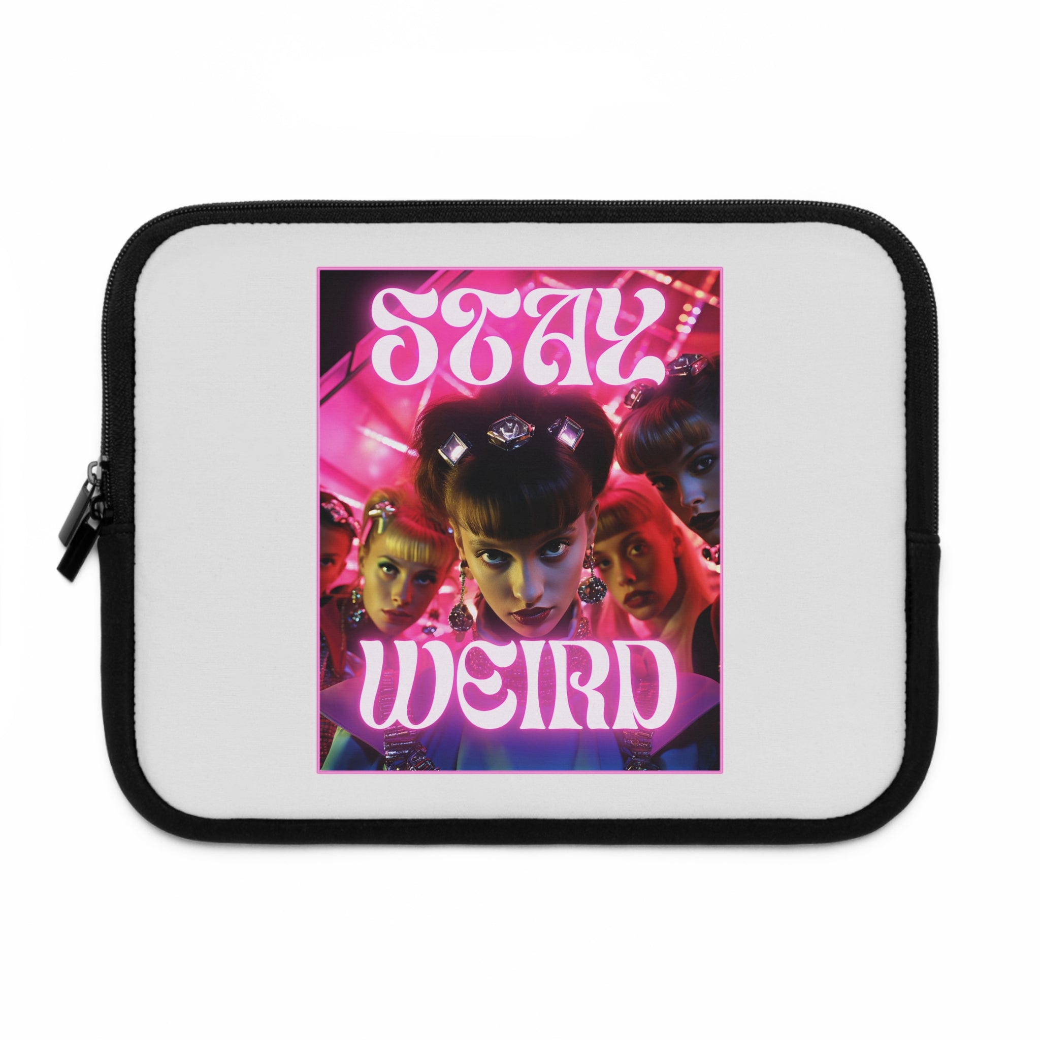 Stay Weird laptop sleeve
