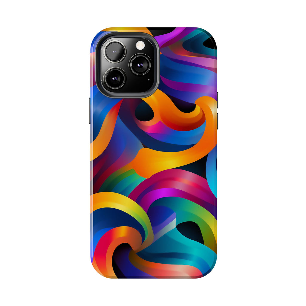 Colorful Waves Phone Case