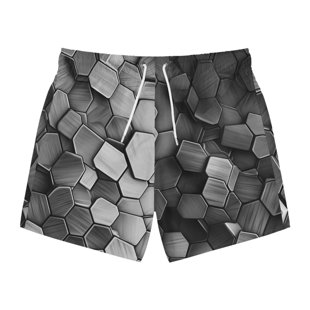 Hexagon BW Swim Trunk