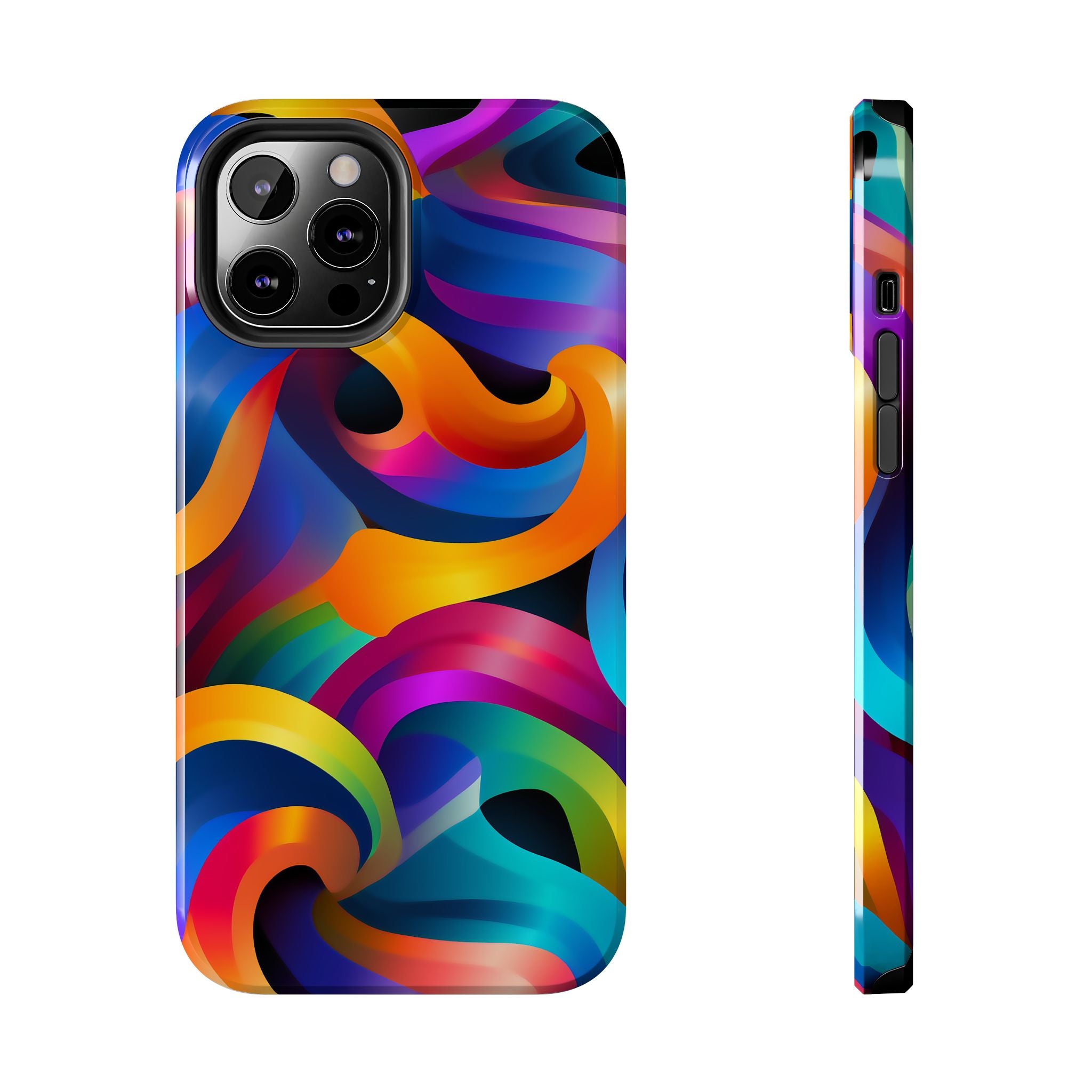 Colorful Waves Phone Case