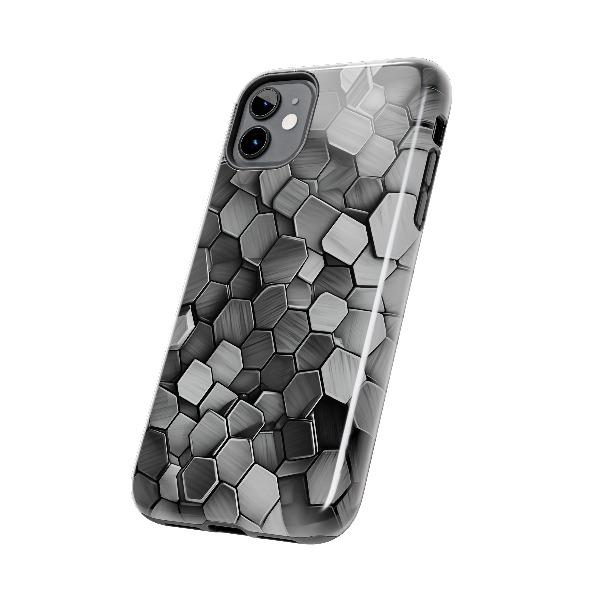 Hexagon BW Phone Case