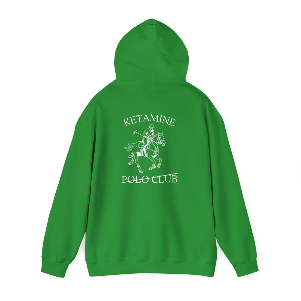Ketamine Polo Club Hoodie | Dark Skull Rider Graphic