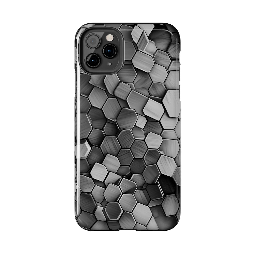 Hexagon BW Phone Case