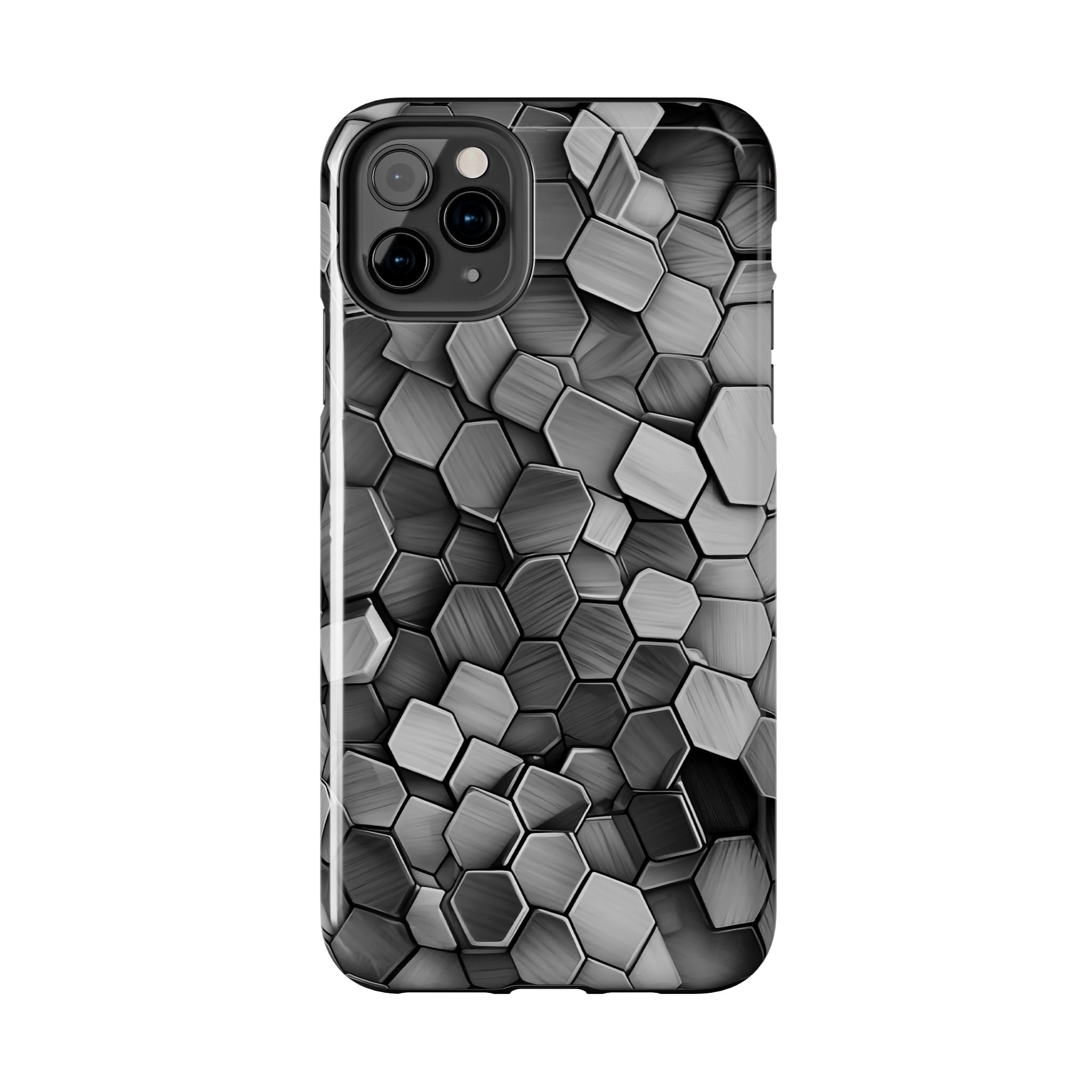 Hexagon BW Phone Case
